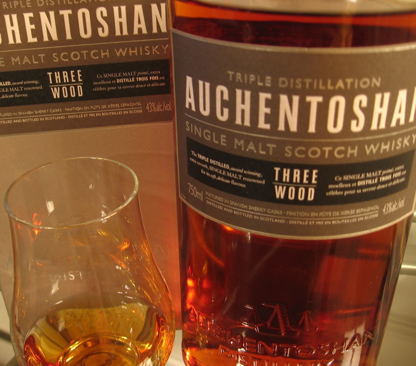 Auchentoshan Three Wood – A Journey in Every Sip