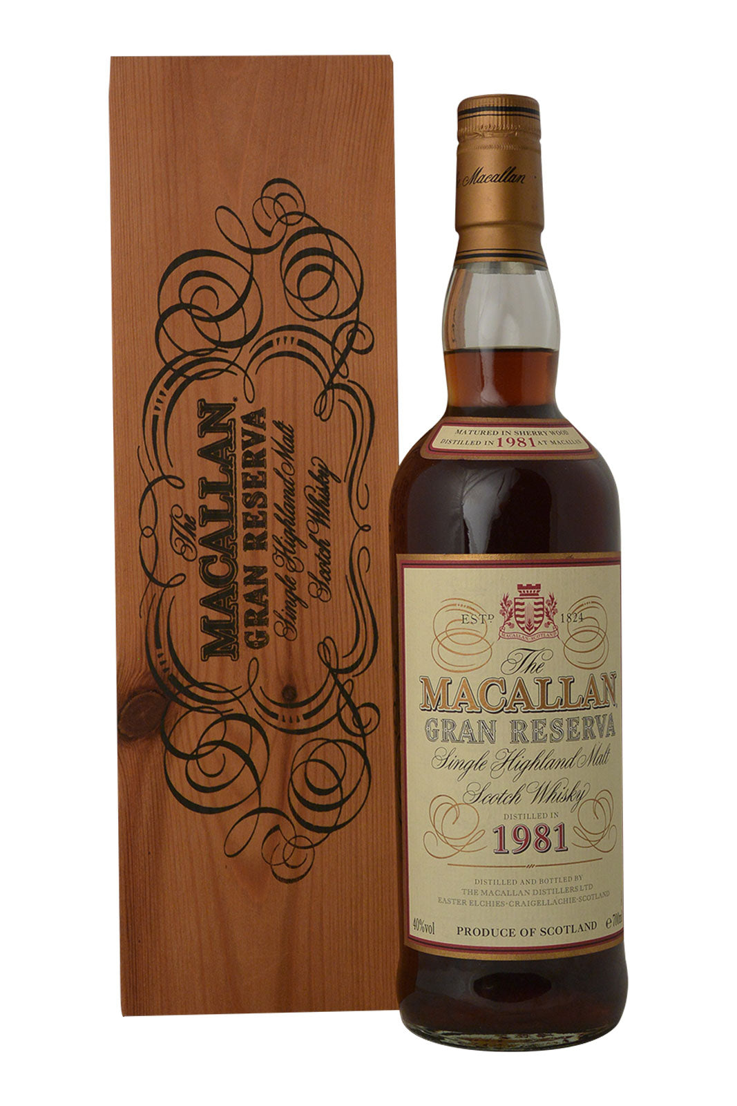 Macallan Gran Reserva 1981: A Collector's Dream - SOLD - Congrats Gerard
