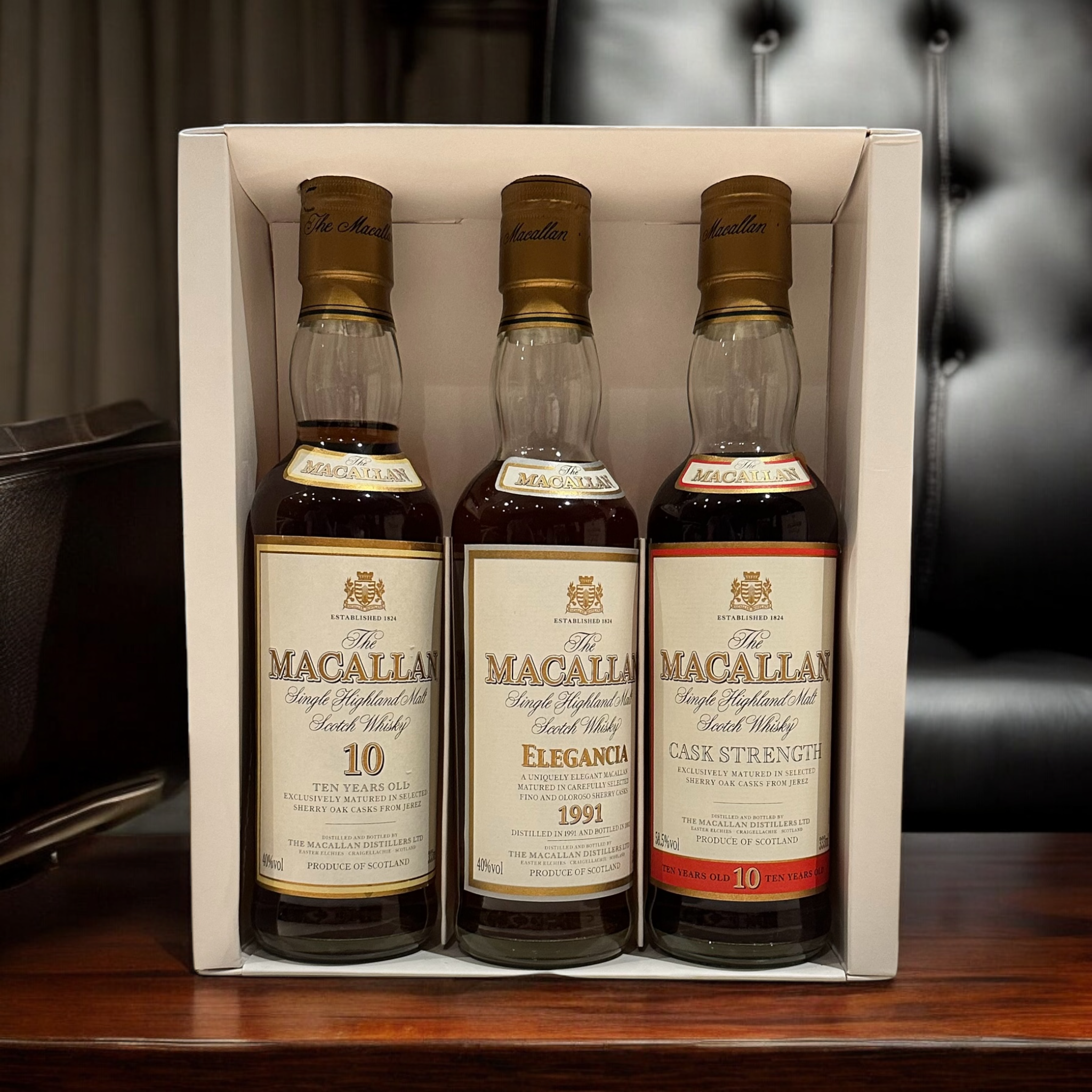 The Macallan Gift Set: A Trio of Highland Single Malt Scotch Whisky