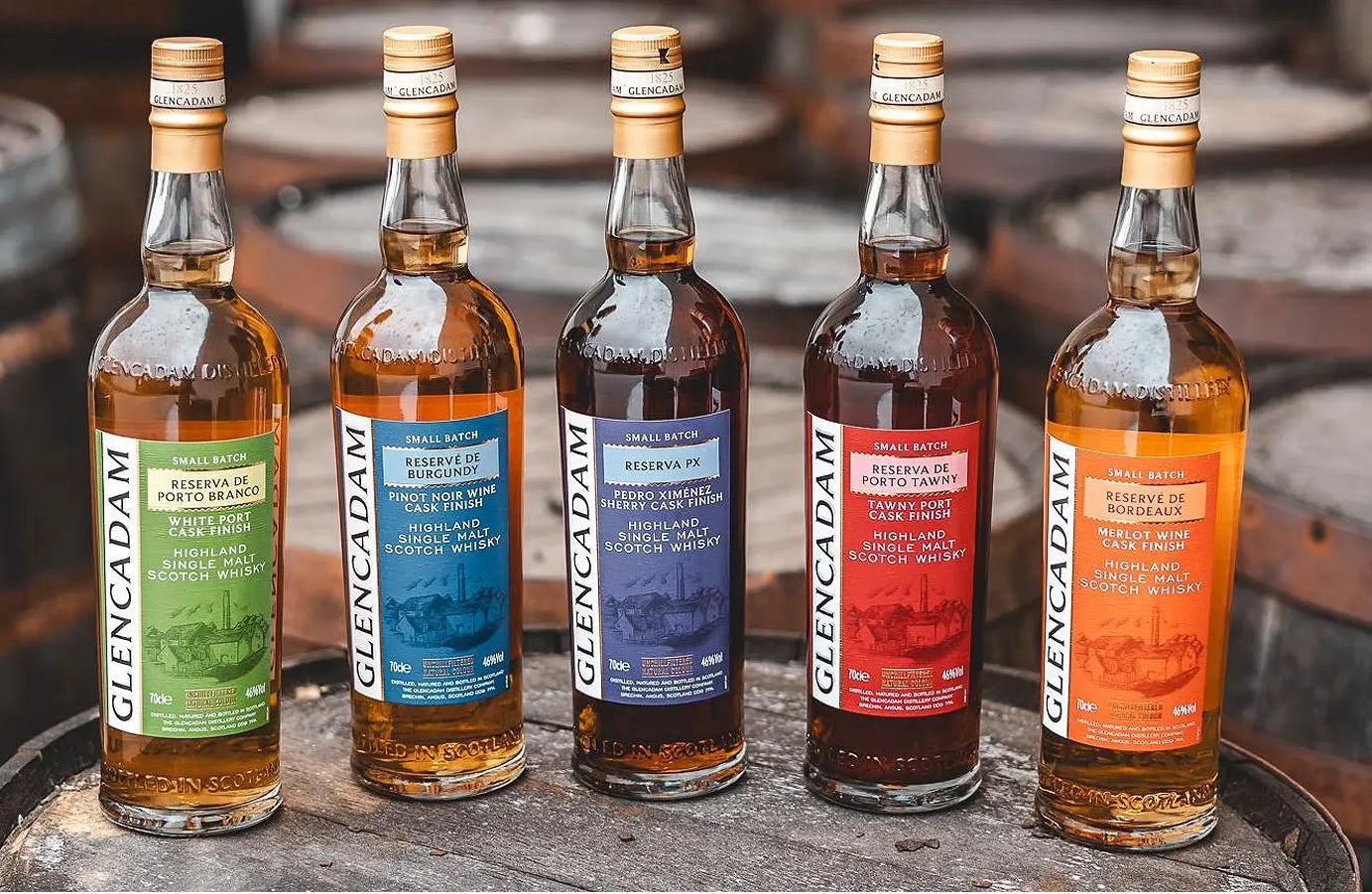 Introducing Glencadam Distillery's Exclusive Range of Specially Curated Cask Finishes!