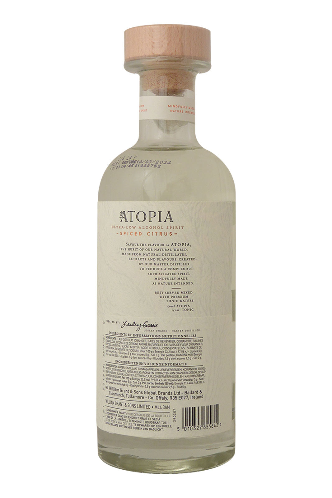 Atopia Spiced Citrus Ultra Low Alcohol Spirit