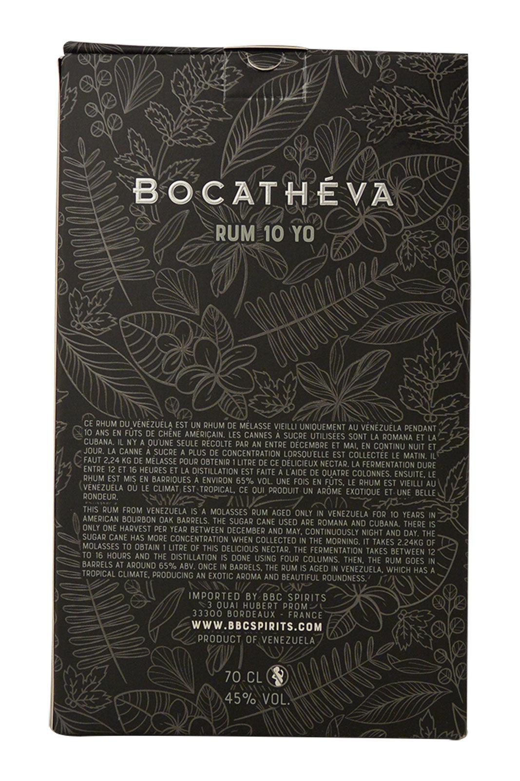 Bocatheva Venezuela Rum 10 Year Old