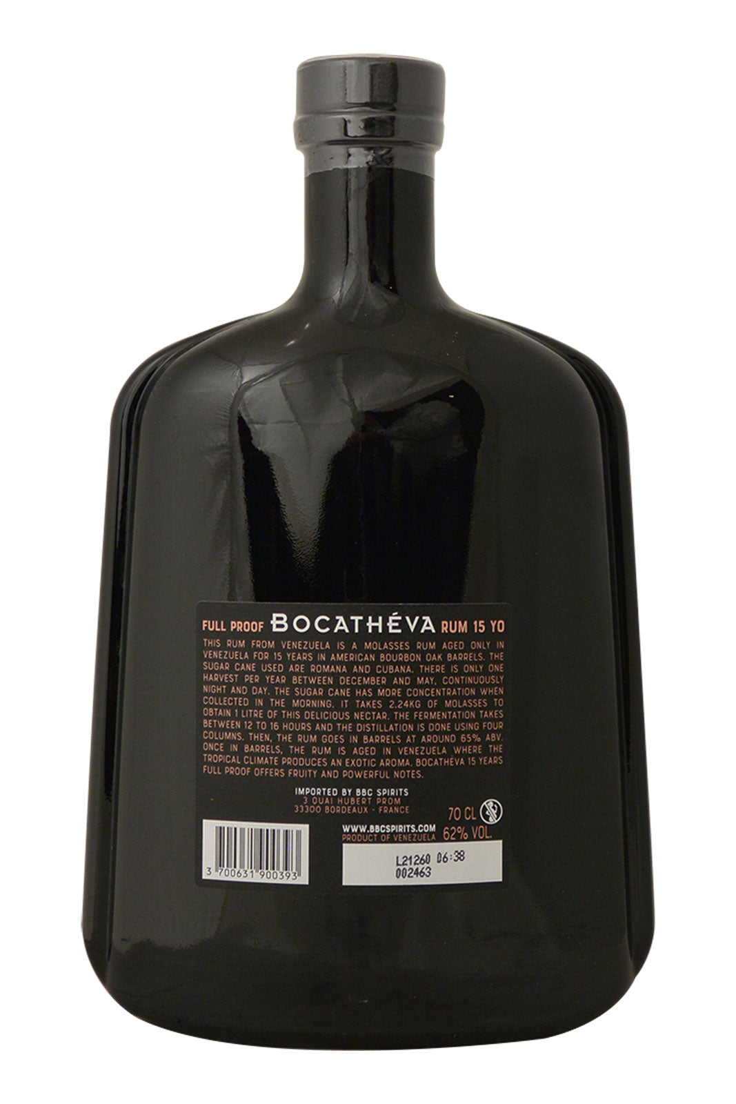 Bocathèva Venezuela Rum 15 Year Old Full Proof