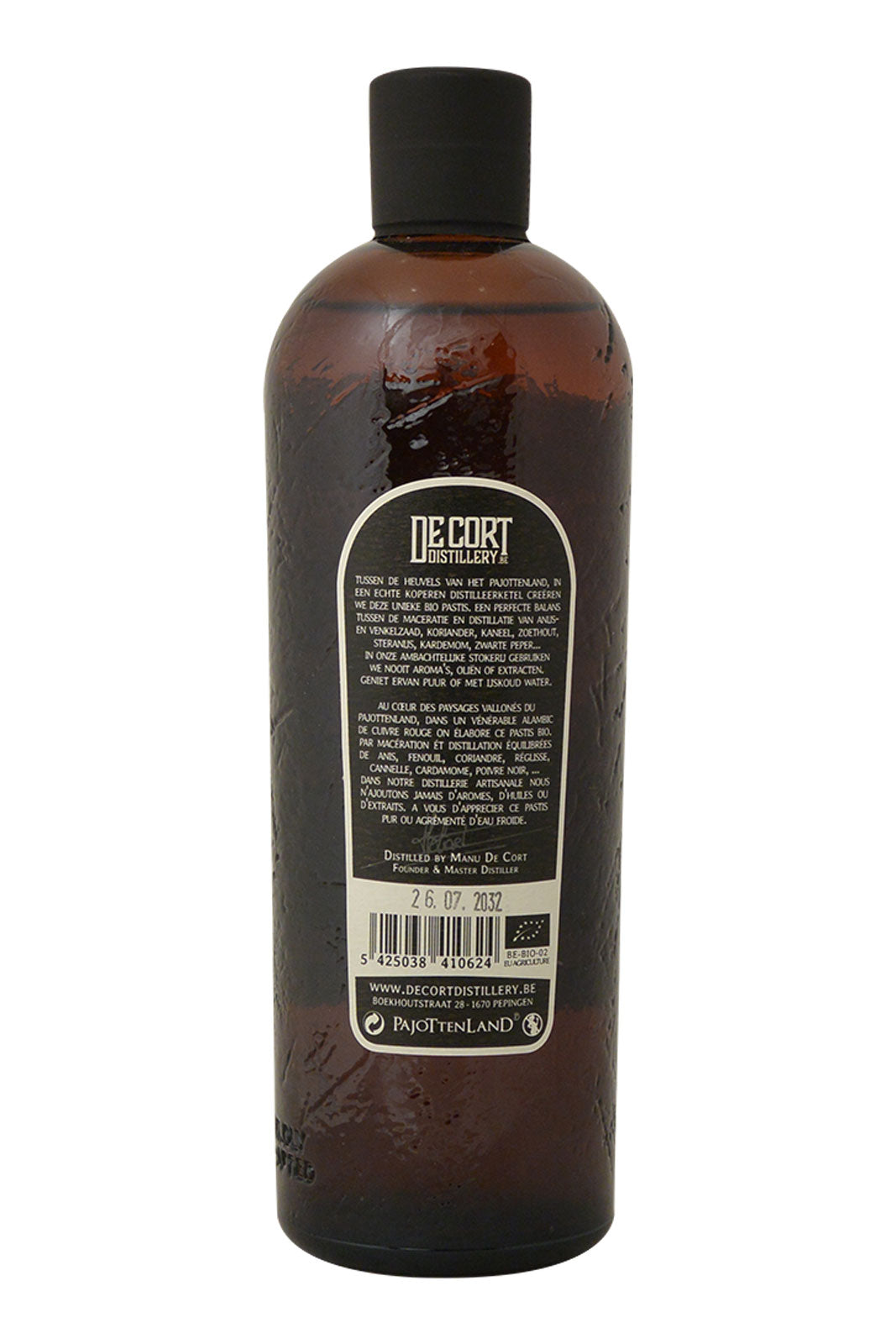 De Cort Grand Cru Bio Pastis