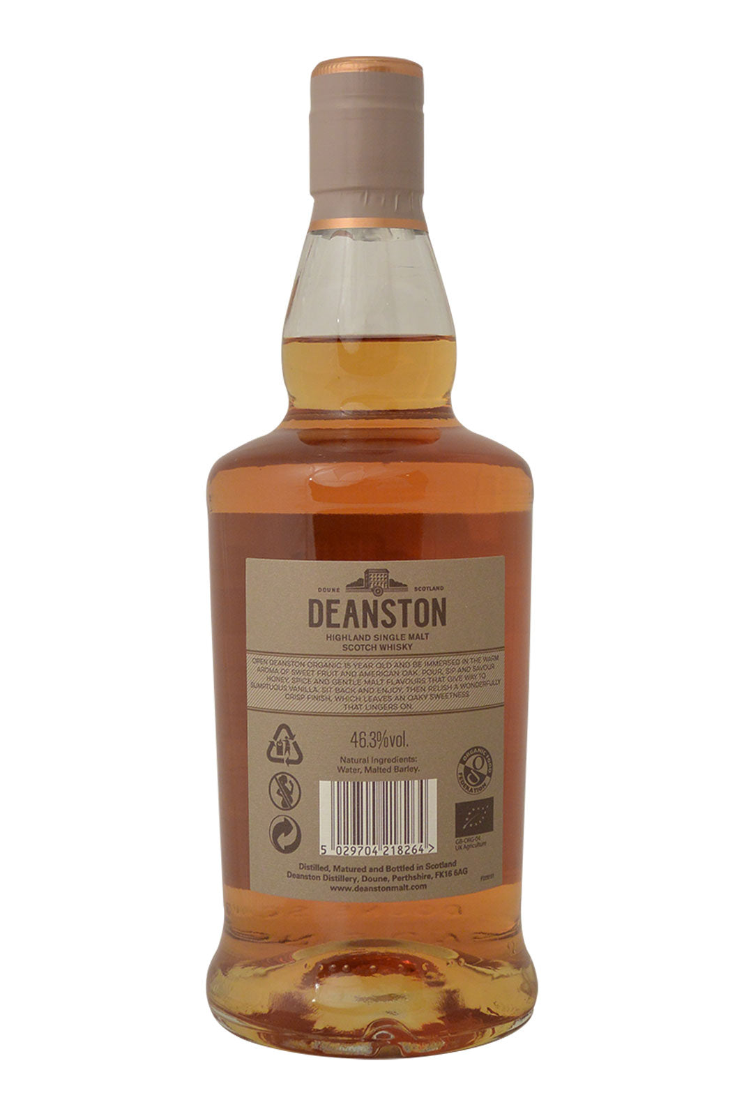 Deanston 15 Year Old Organic