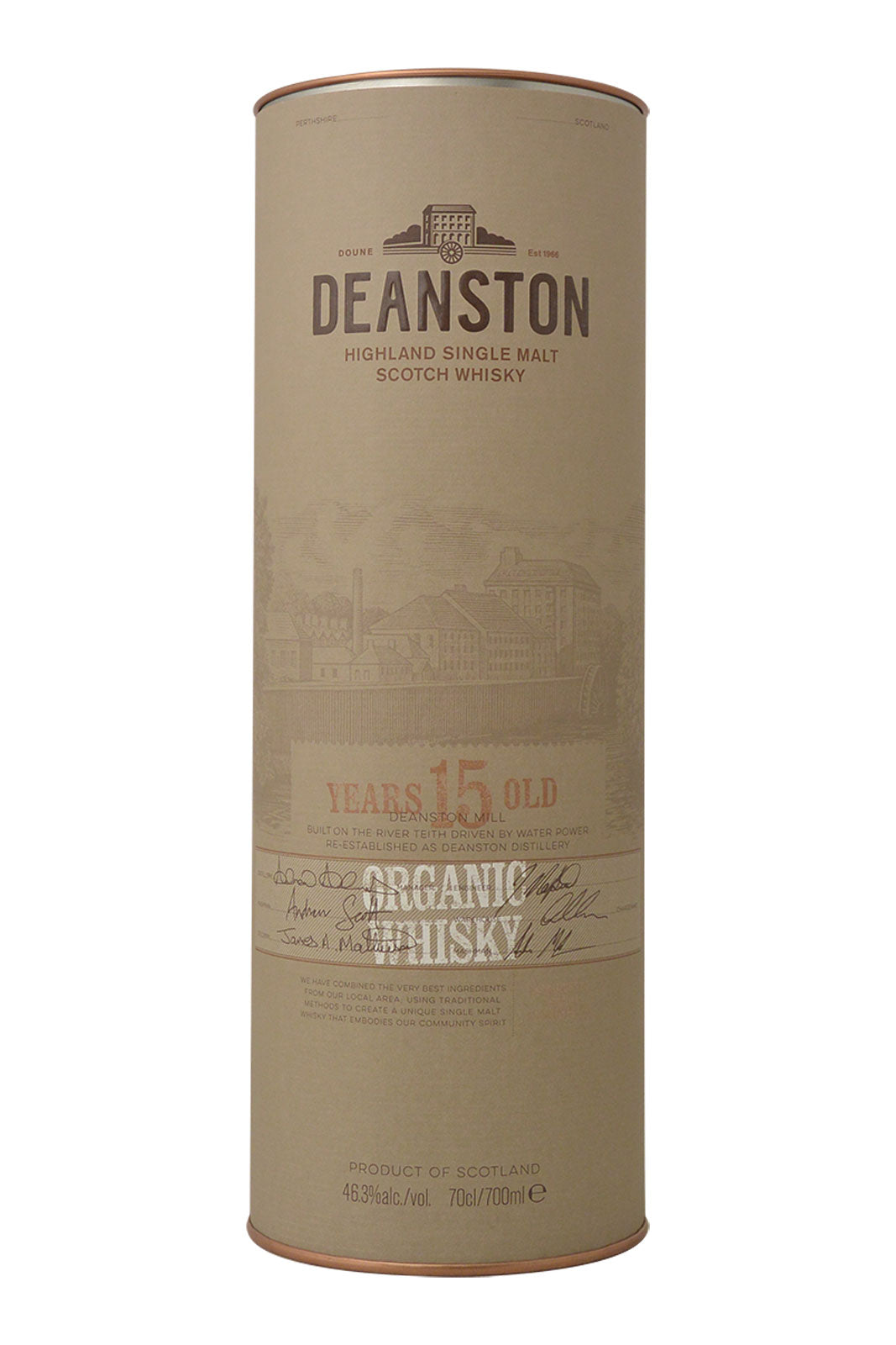 Deanston 15 Year Old Organic
