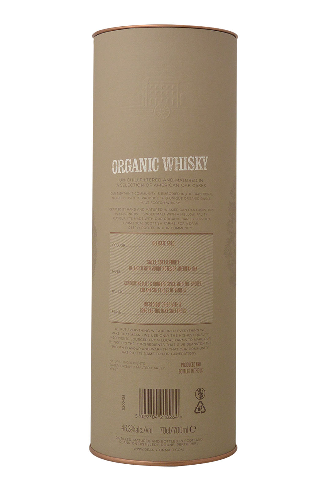 Deanston 15 Year Old Organic