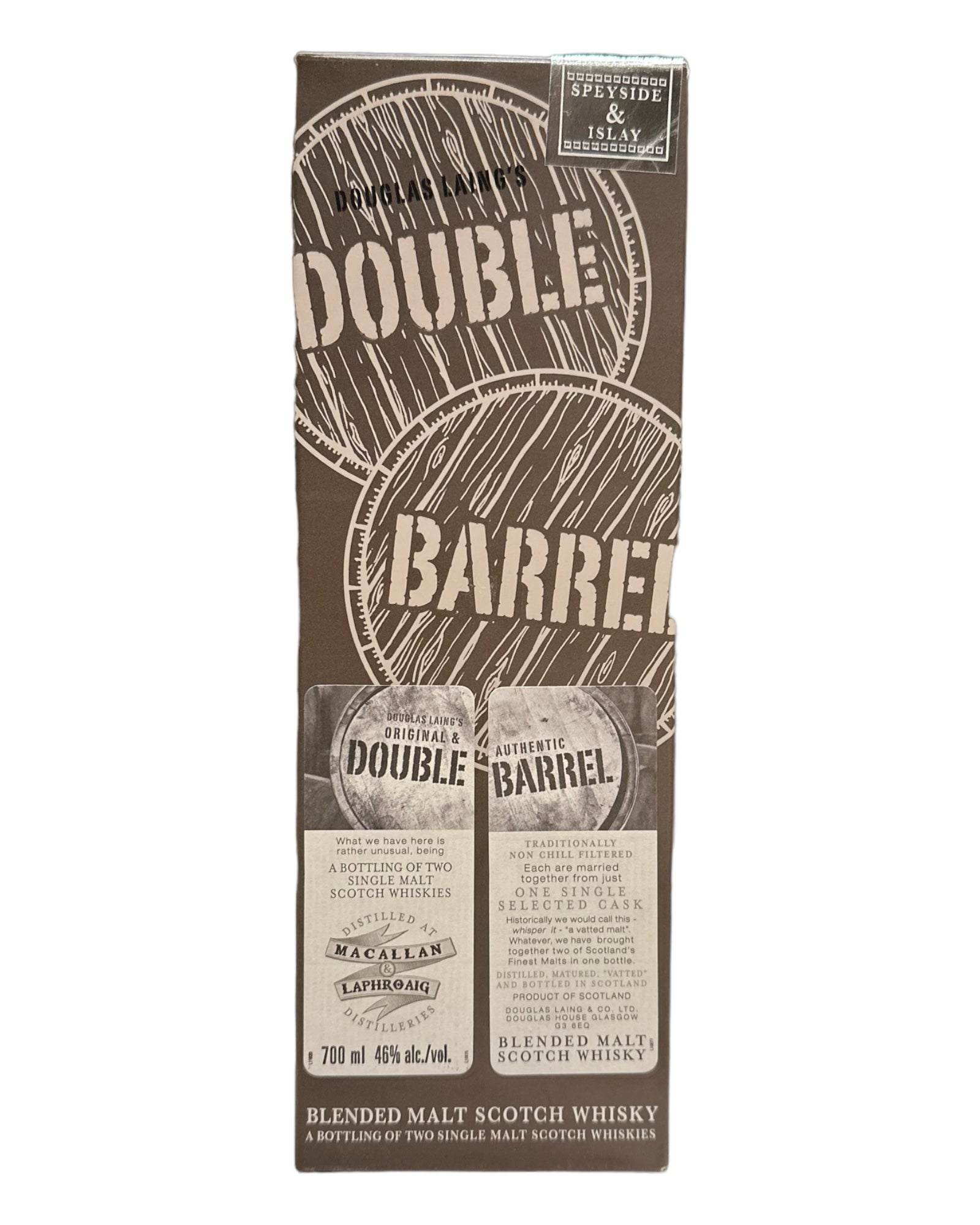 Double Barrel Macallan - Laphroaig 10 Year Old Douglas Laing