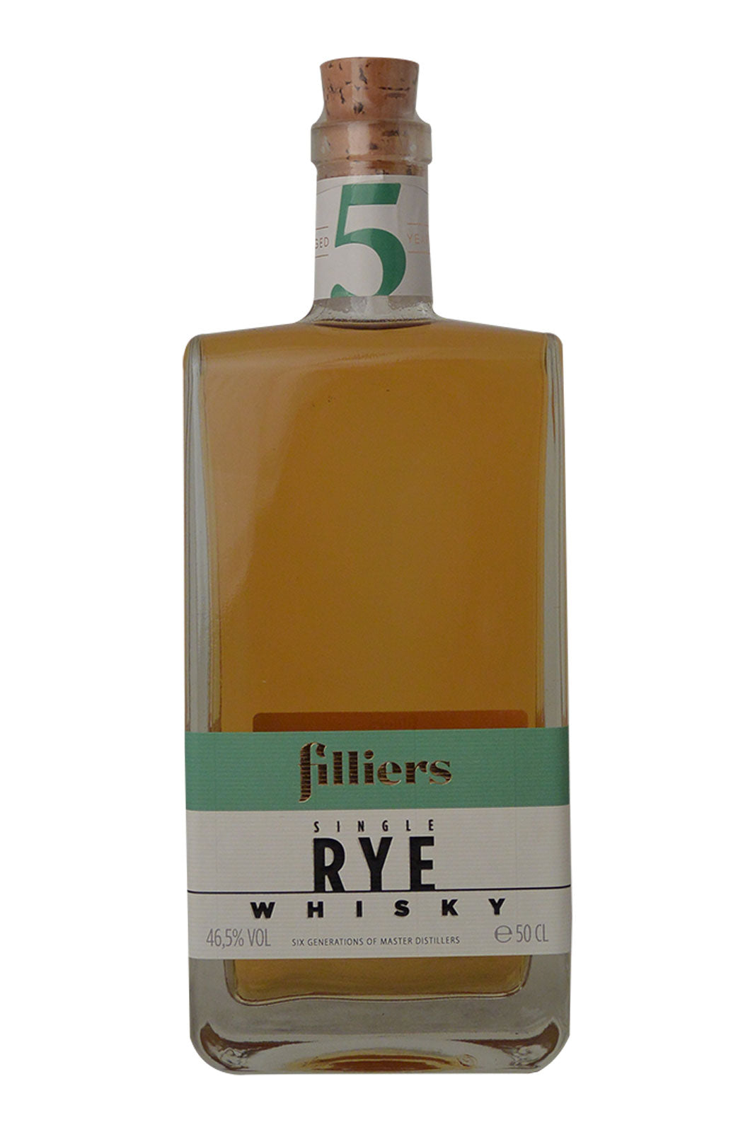 Filliers 100% Rye Whisky - 5 Years - 46.5% ABV - Limited Edition