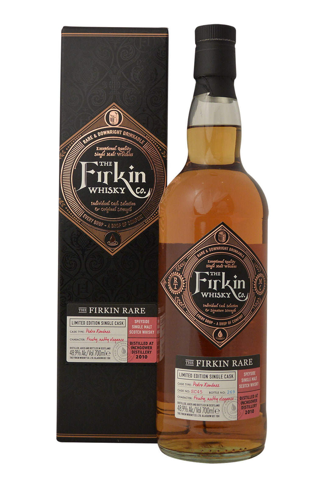 Firkin Rare Inchgower 2010 Single Cask PX Finish