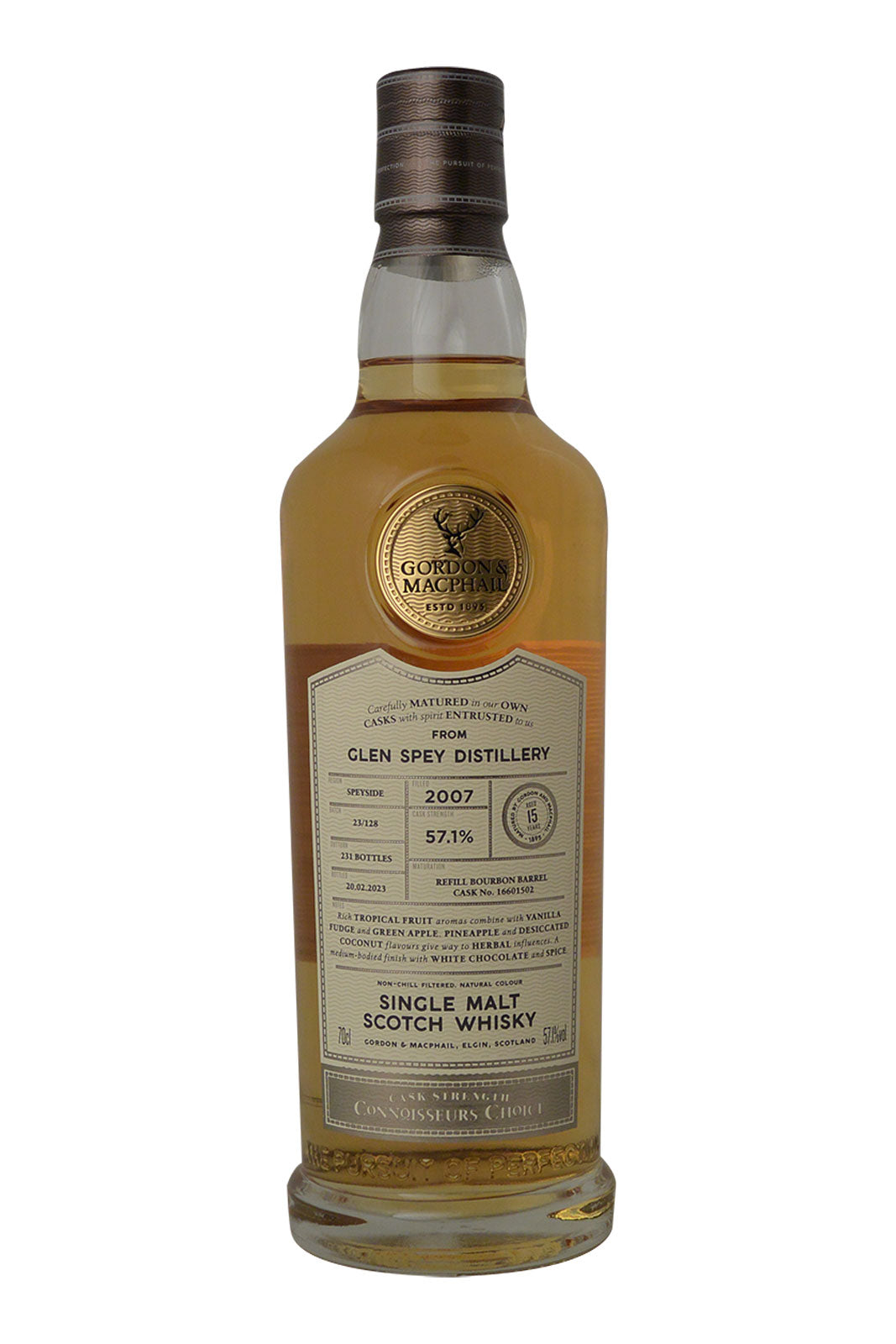 Glen Spey 15 Year Old 2007/2023 Gordon & MacPhail Single Cask #16601502