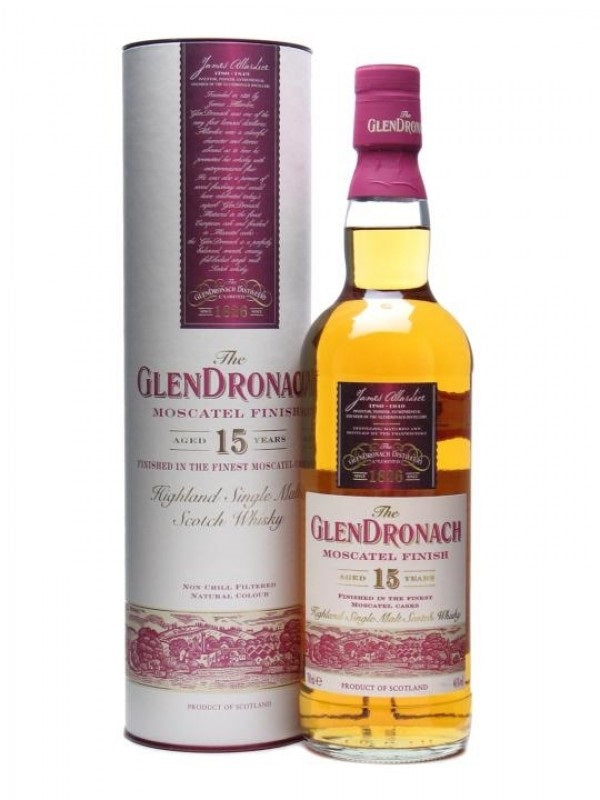 Glendronach Moscatel Finish 15 Year Old 2010