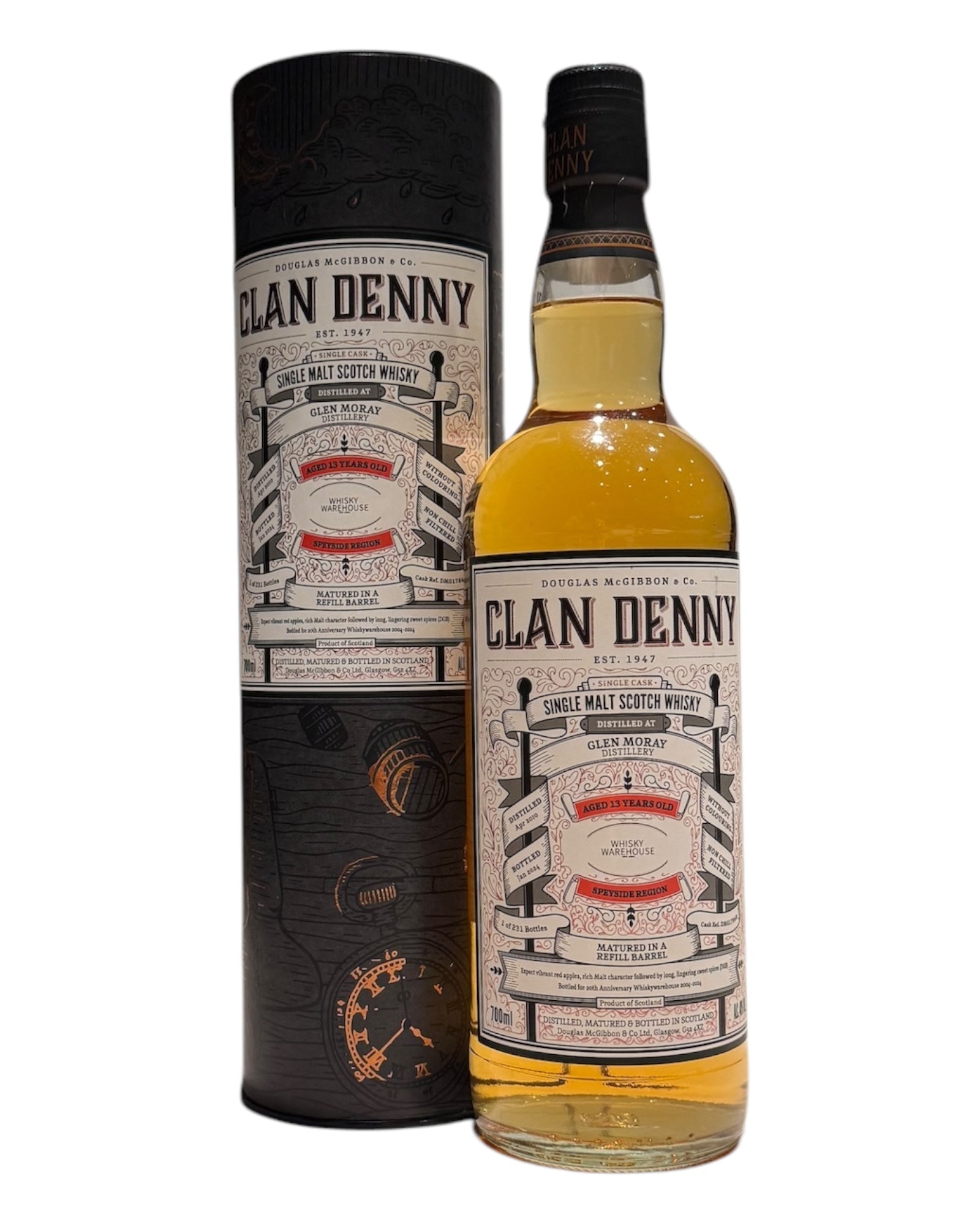Glen moray 2010 2024 Clan Denny