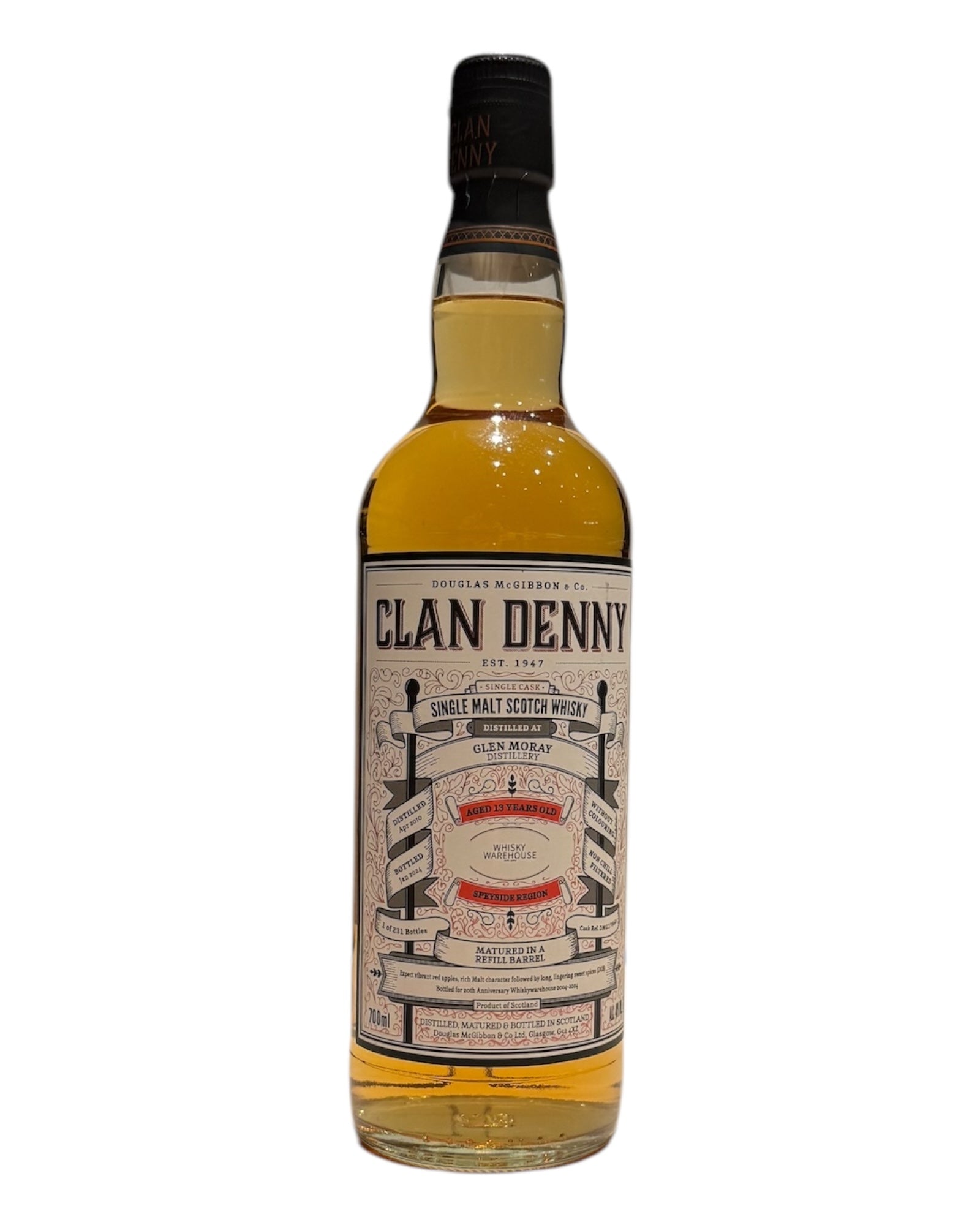 Glen moray 2010 2024 Clan Denny