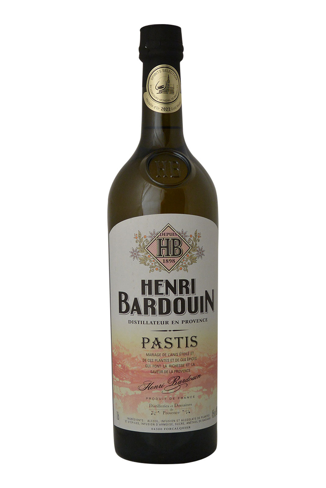 Henri Bardouin Pastis + Free Glass