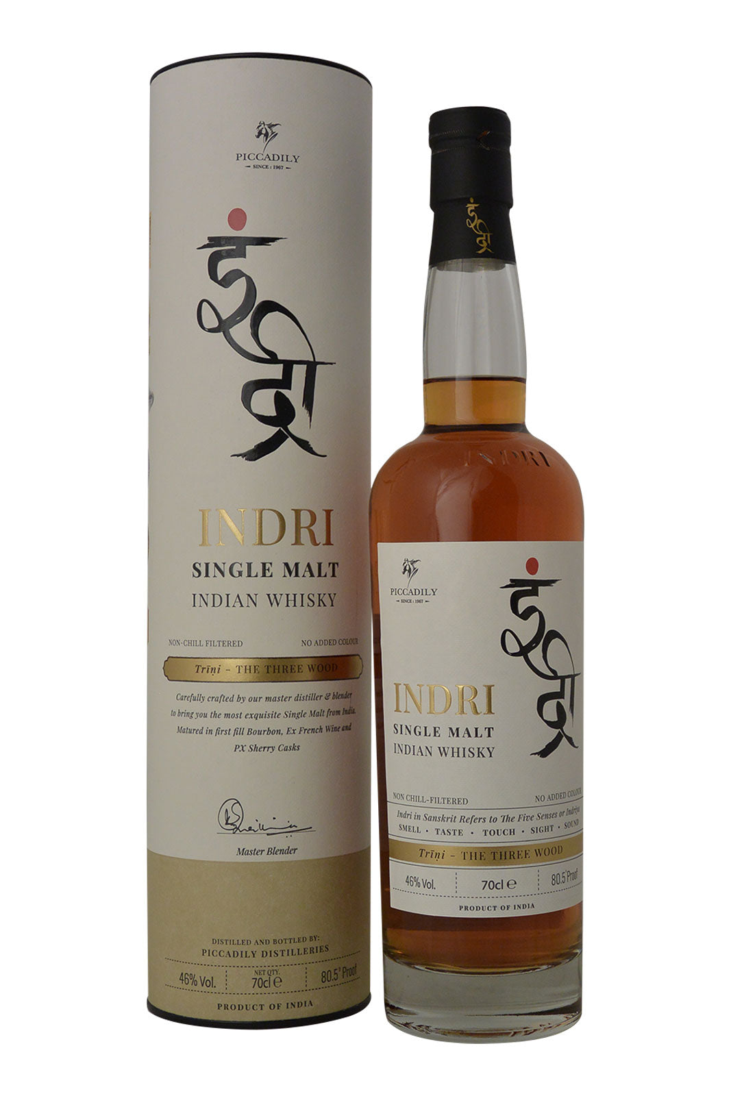 Indri Trini - The Three Wood Indian Single Malt Whisky