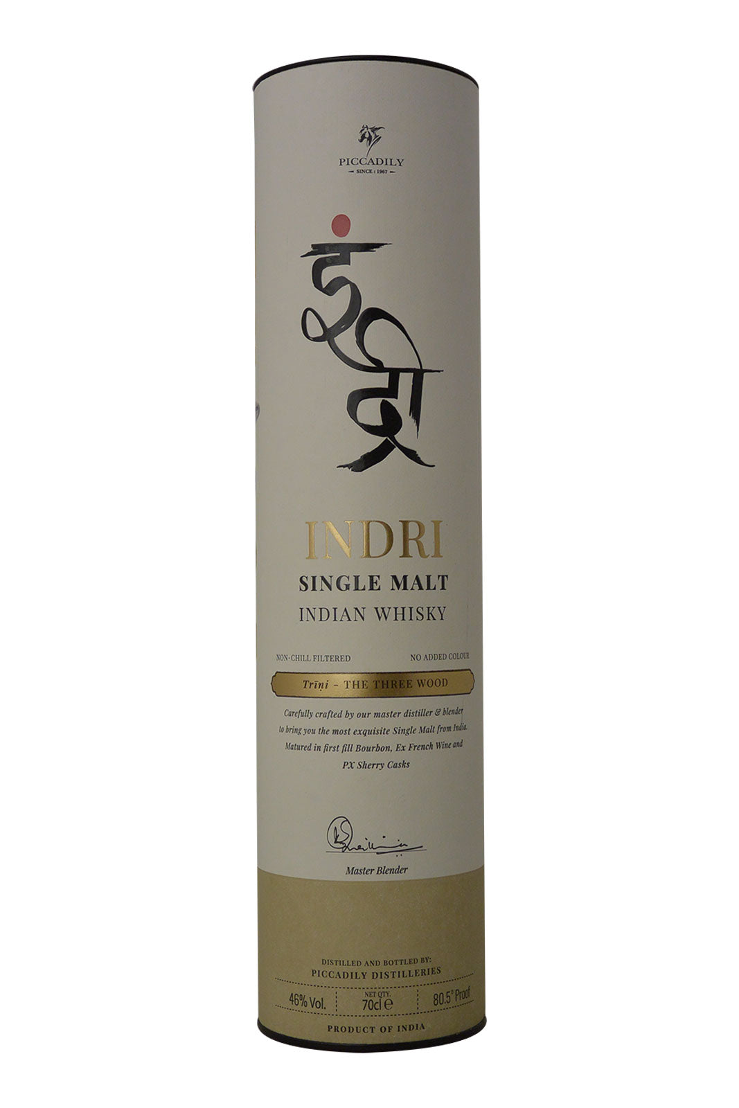 Indri Trini - The Three Wood Indian Single Malt Whisky