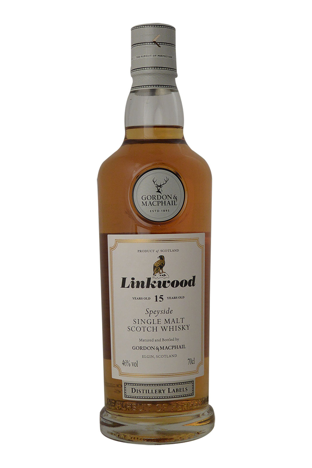 Linkwood 15 Year Old Gordon & MacPhail Distillery Label