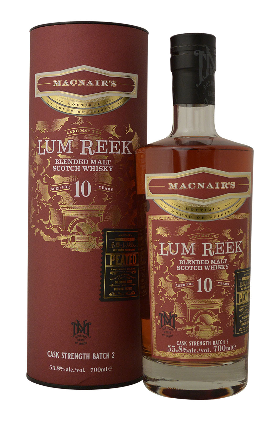 MacNair's Lum Reek 10 Year Old Cask Strength batch 2