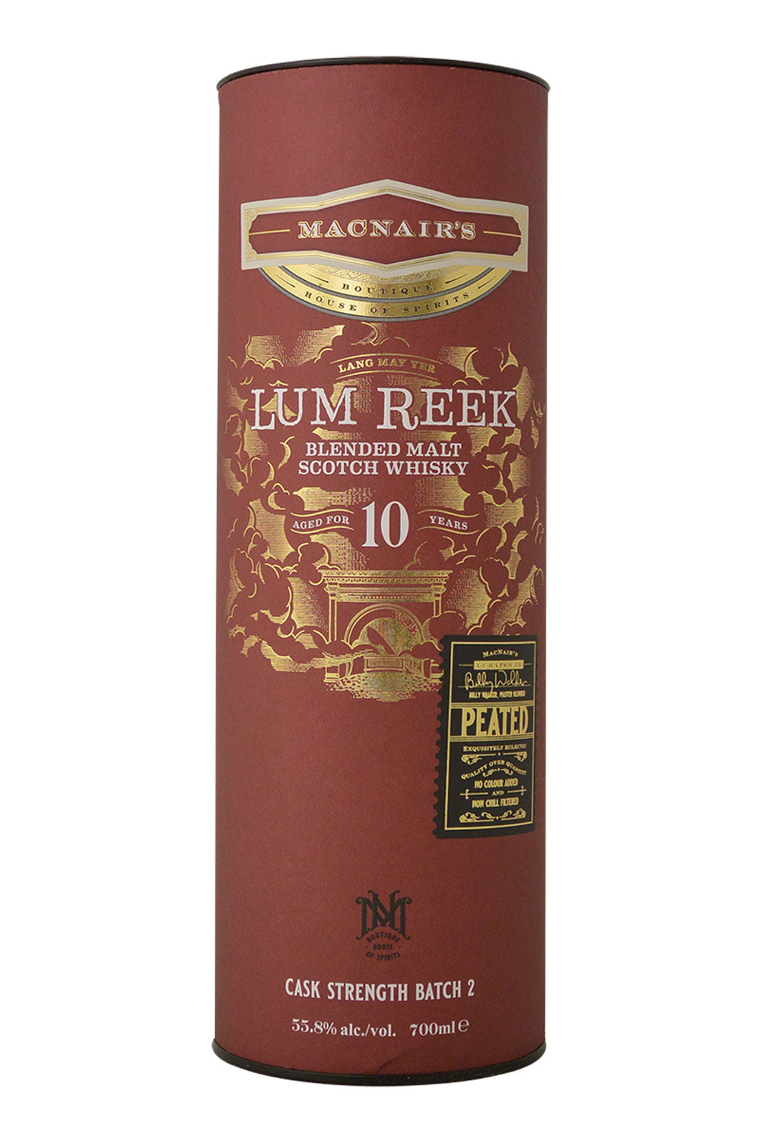 MacNair's Lum Reek 10 Year Old Cask Strength batch 2