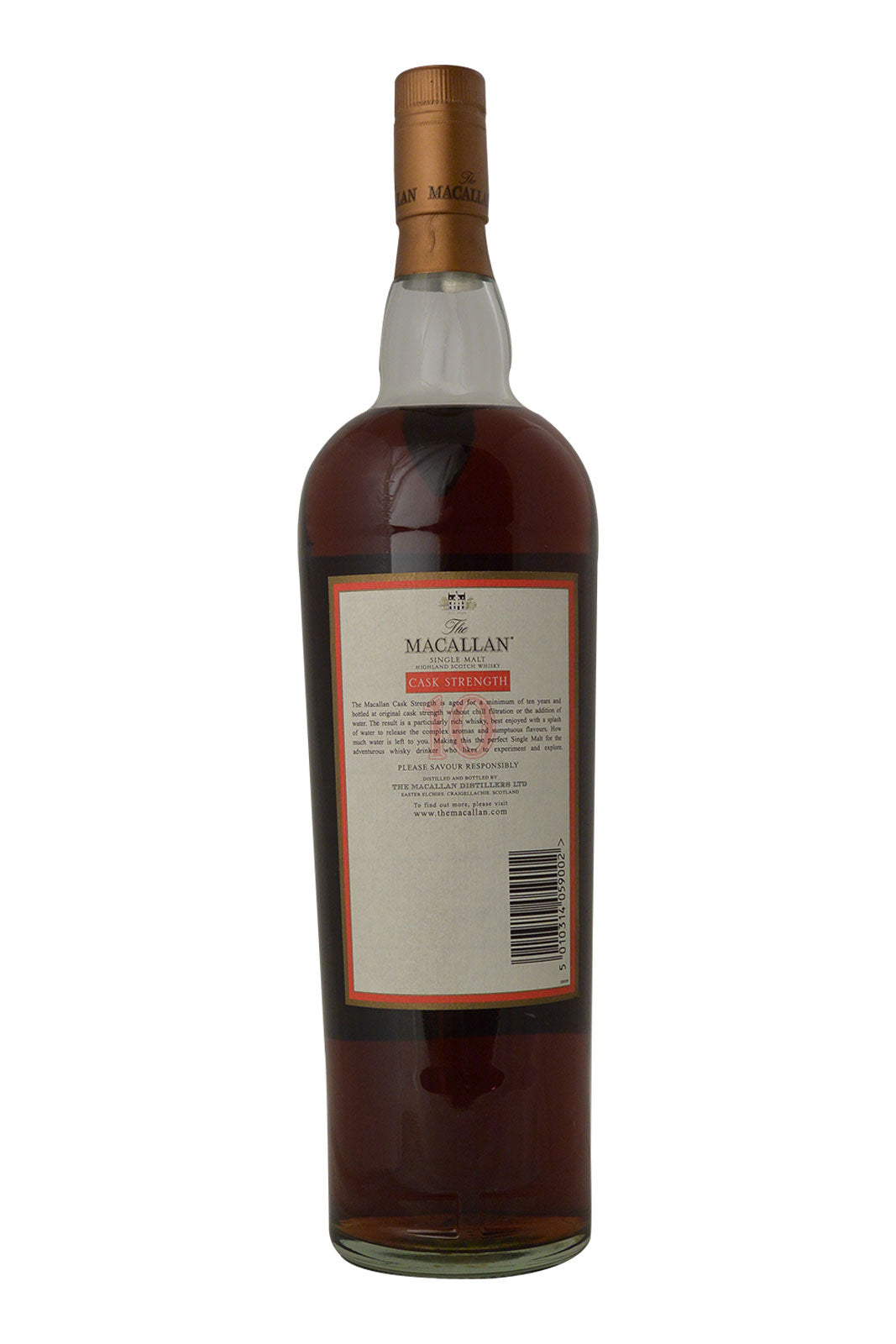 Macallan 10 Year Old Cask Strength 1 Litre