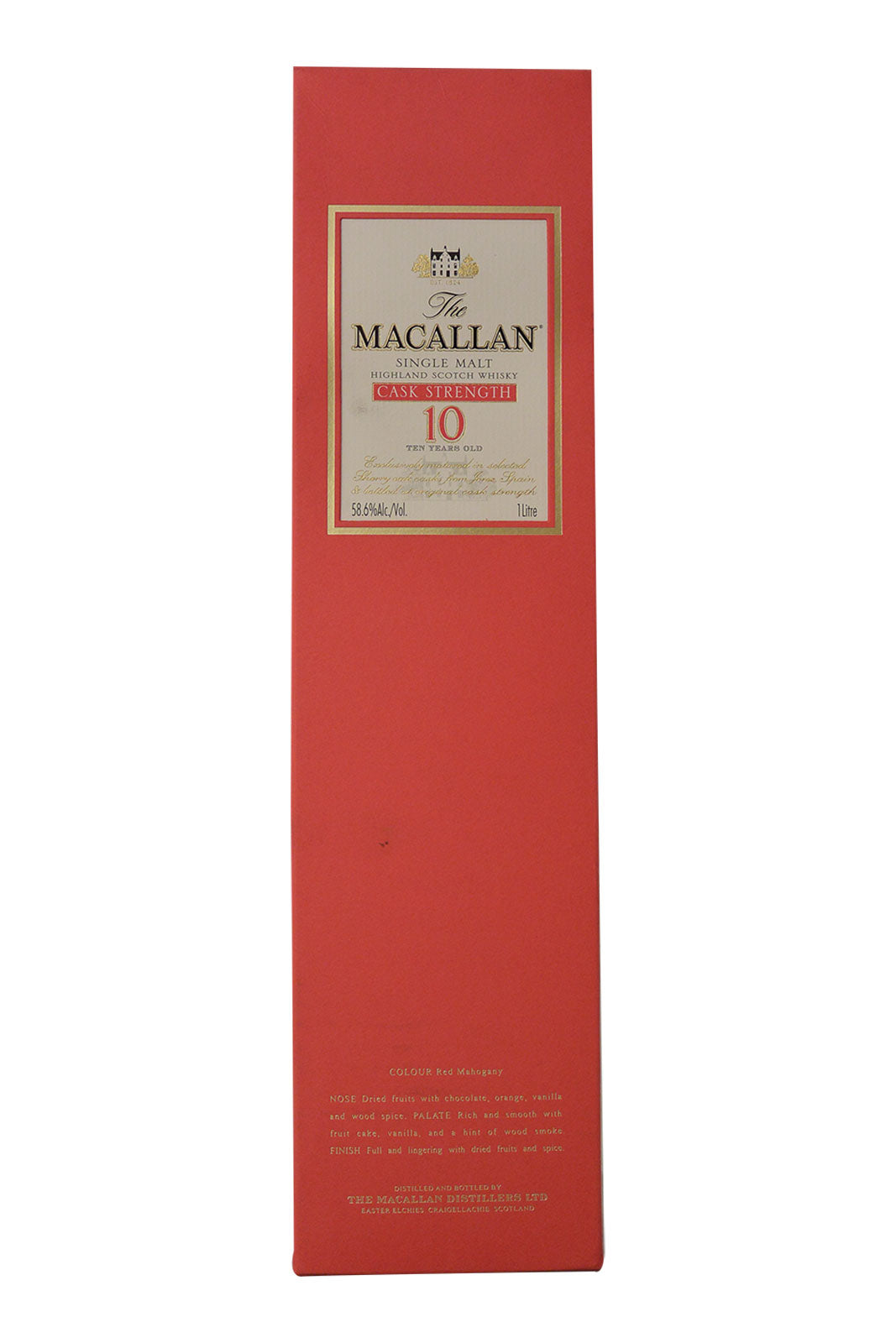 Macallan 10 Year Old Cask Strength 1 Litre