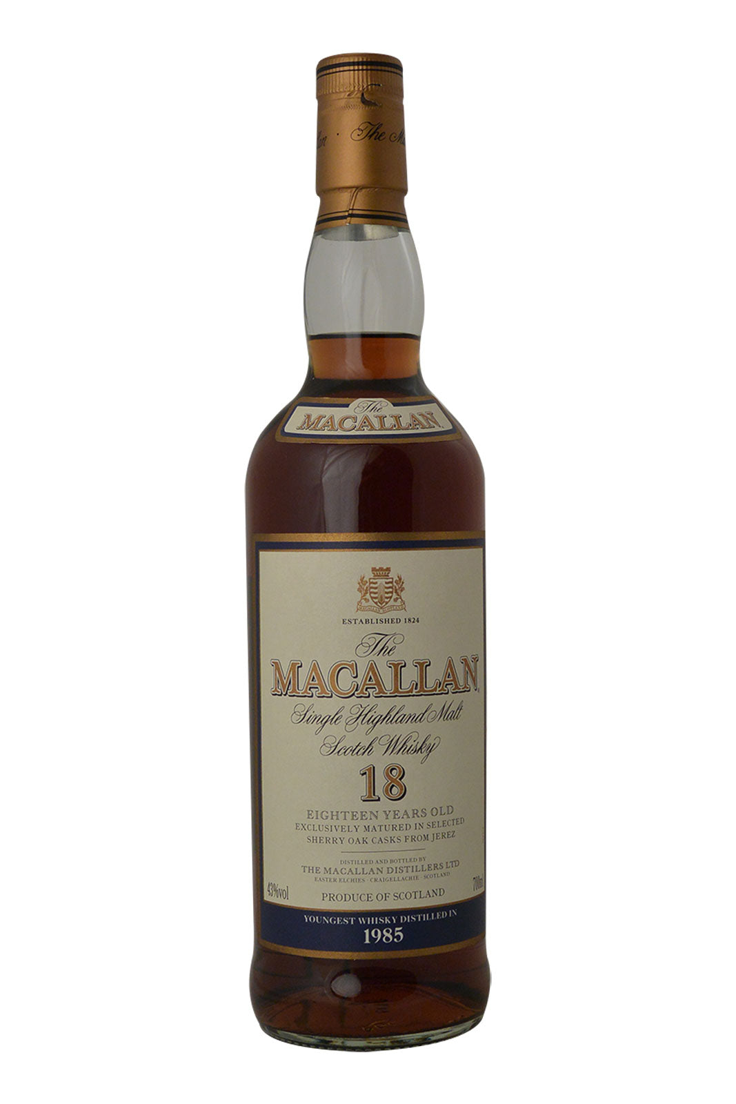 Macallan 18 Year Old 1985 Sherry Oak