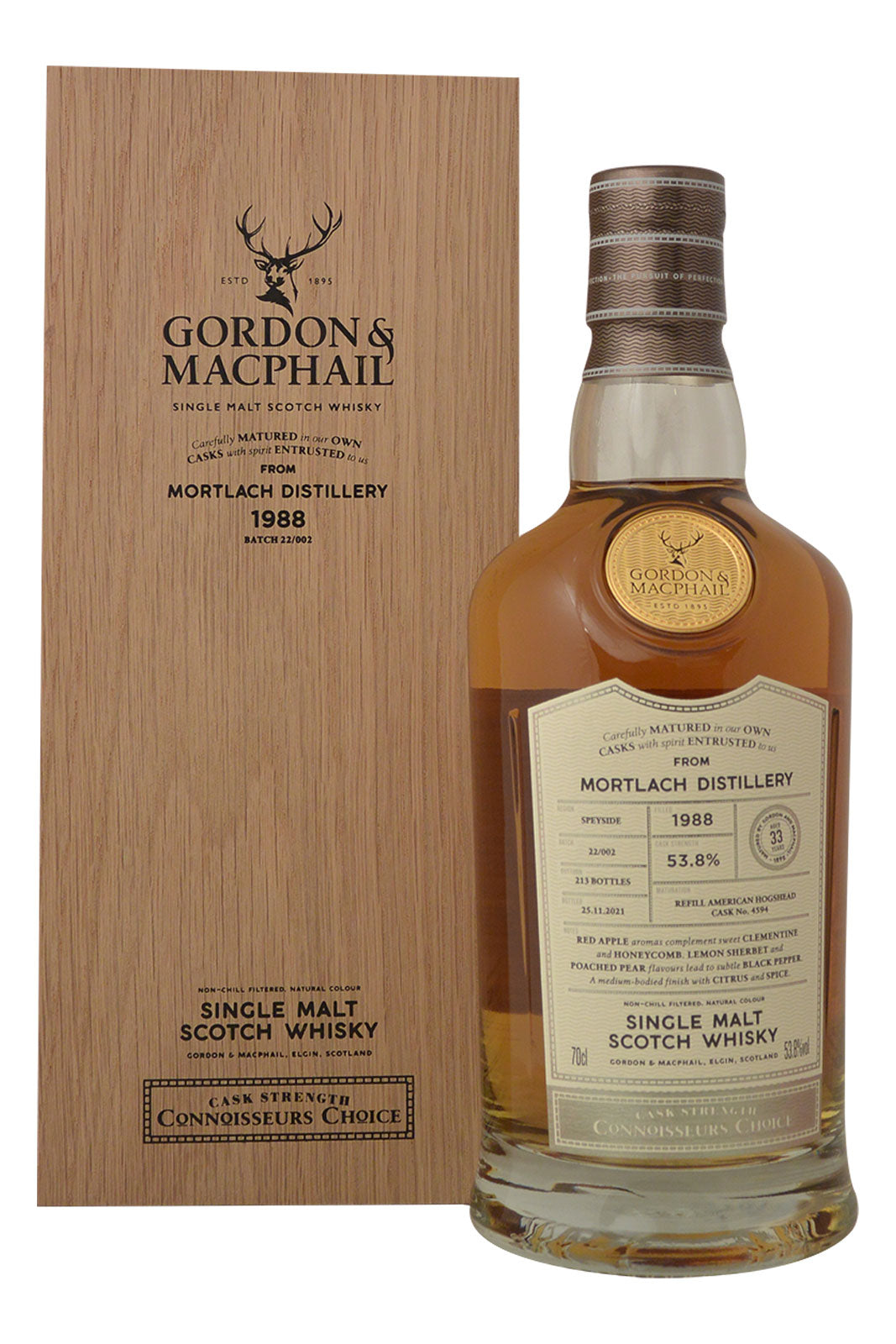 Mortlach 1988 Connoisseurs Choice Gordon MacPhail