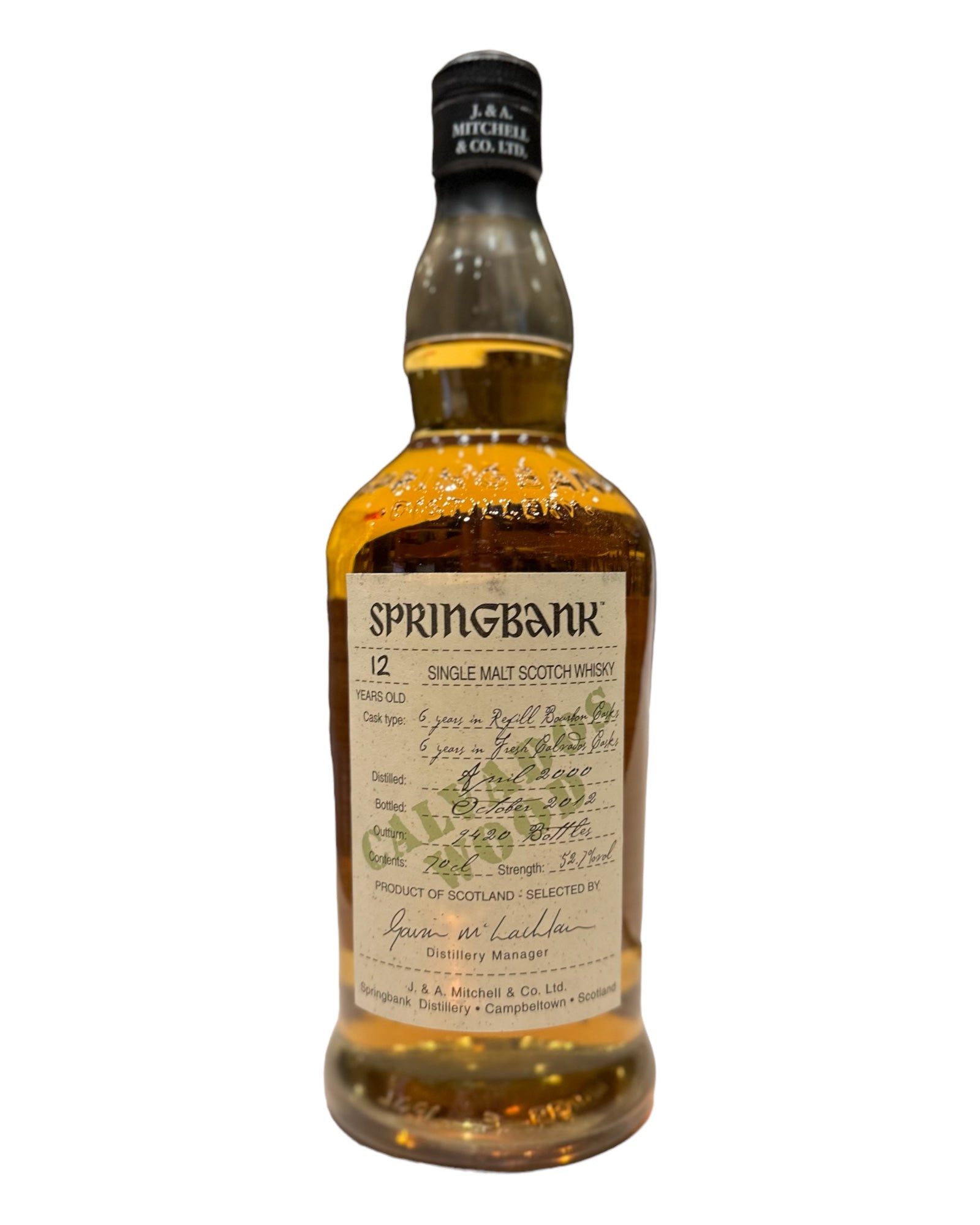 Springbank 2000 12 Year Old Calvados