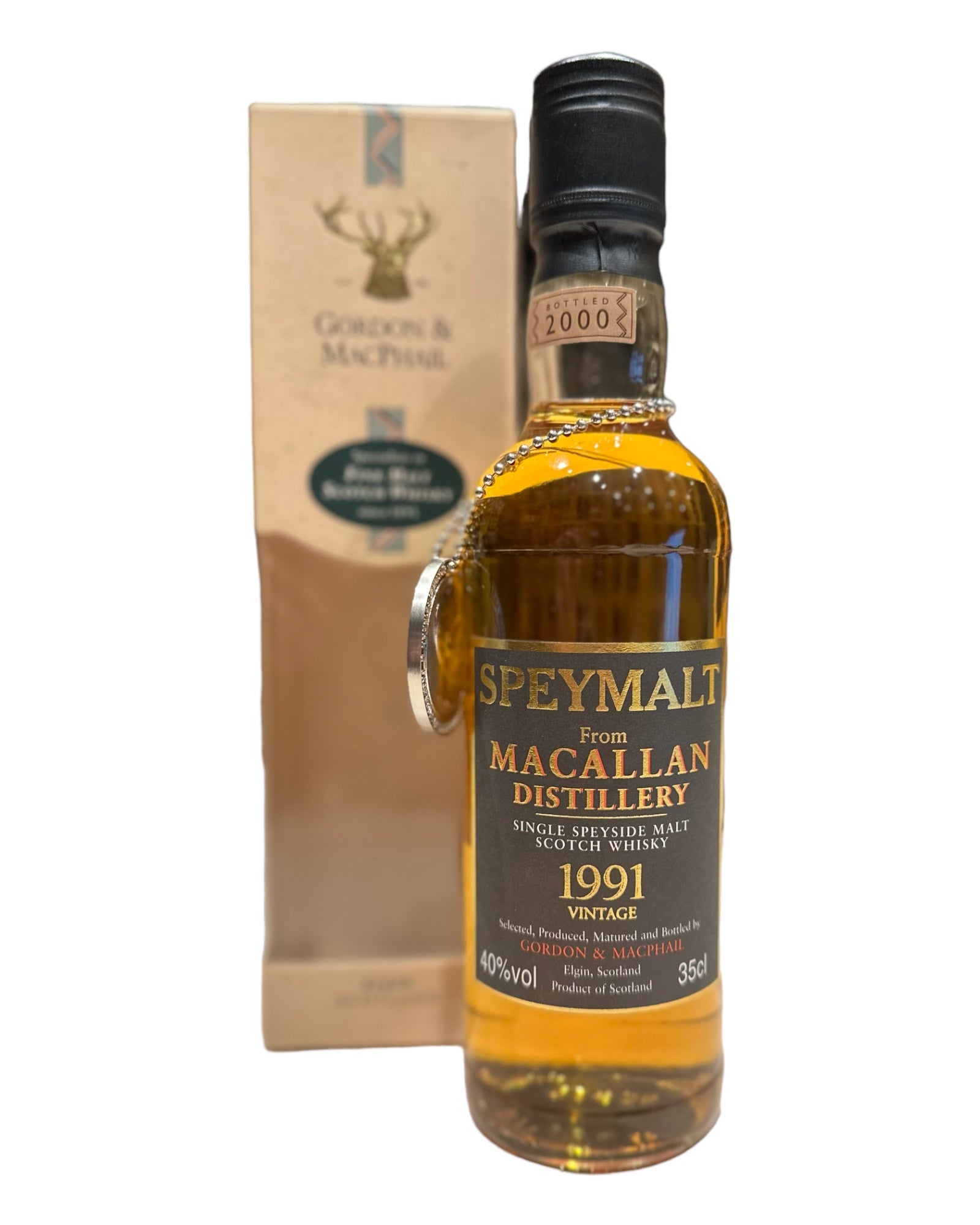 Speymalt Vintage 1991 From Macallan Distillery 350ml - 2000 Bottled - Gordon & MacPhail