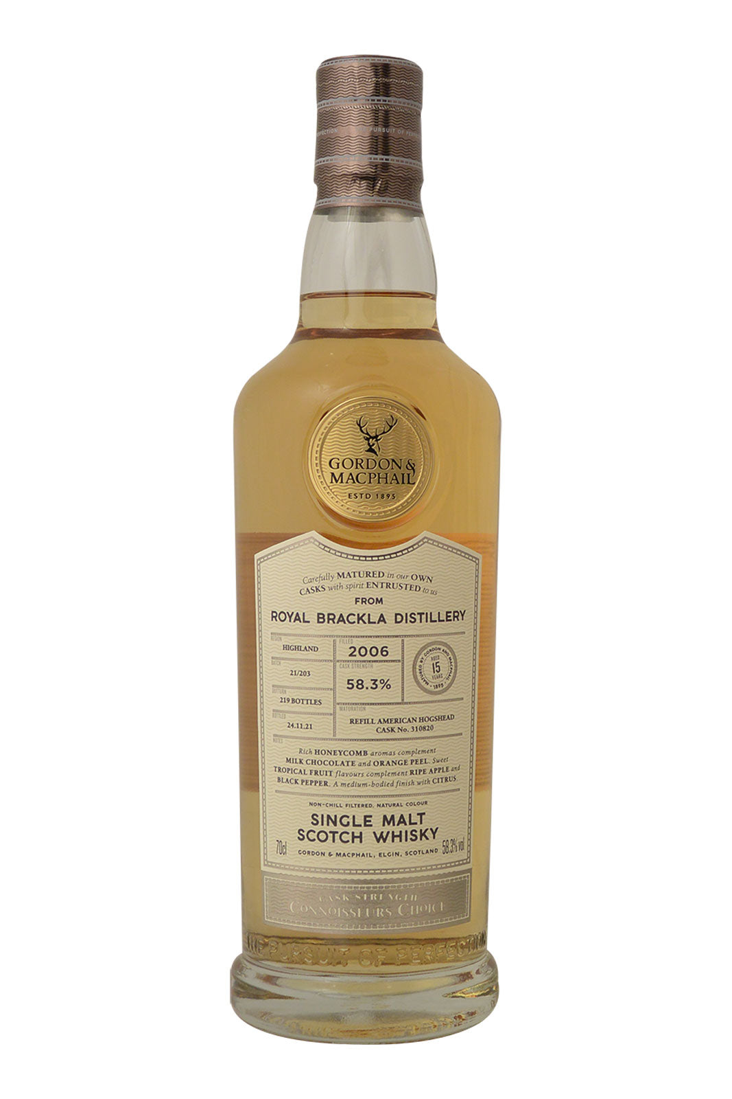 Royal Brackla 2006 Connoisseurs Choice Gordon & MacPhail Cask Strength