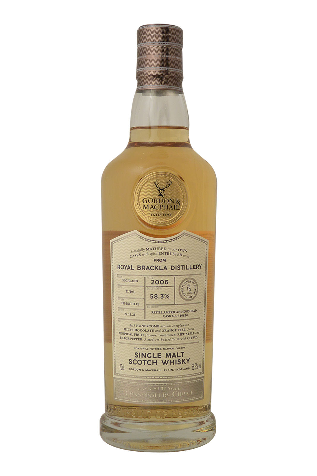 Royal Brackla 2006 Connoisseurs Choice Gordon & MacPhail  Cask Strength