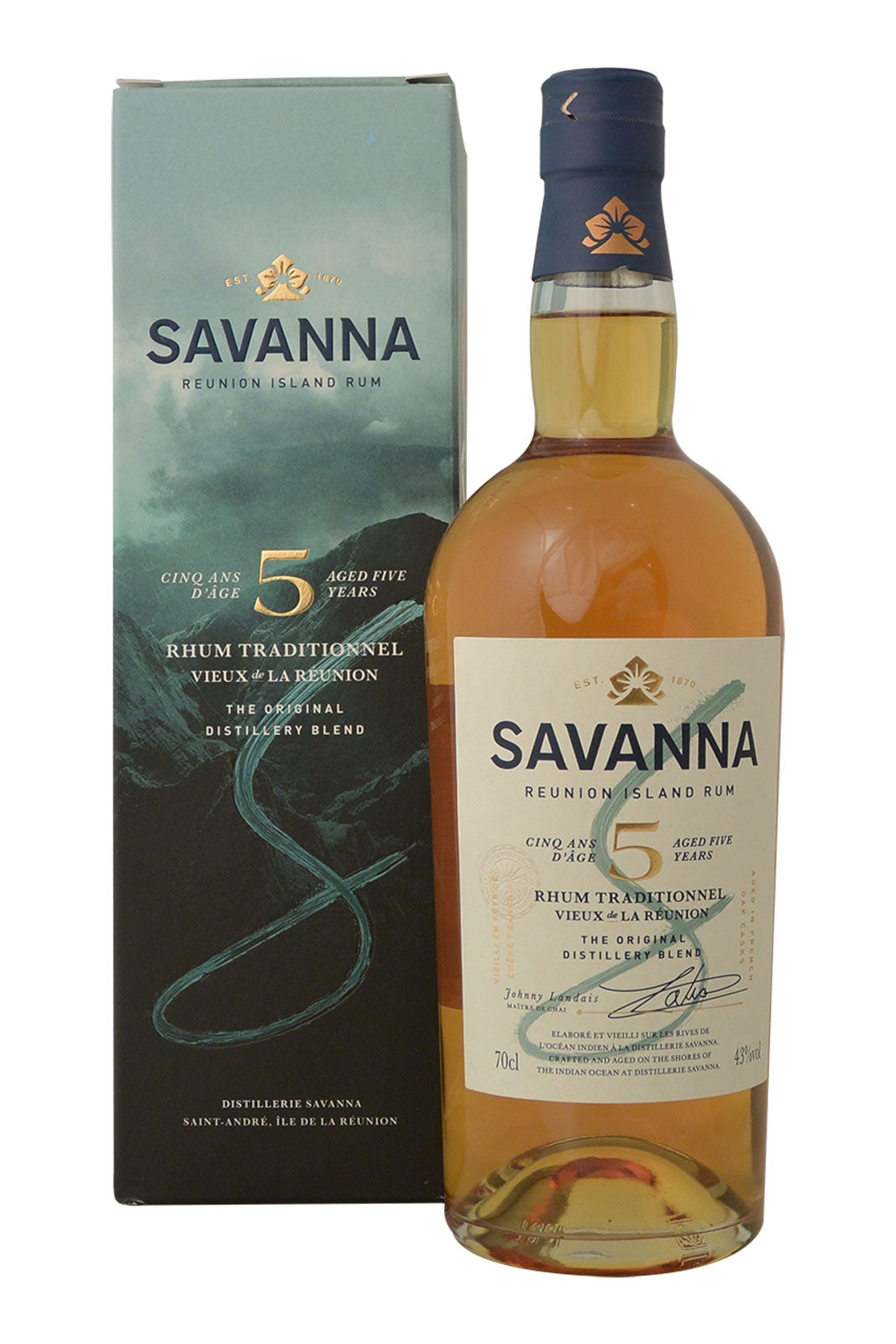 Savanna 5 Year Old Rhum Traditionnel Vieux de la Réunion