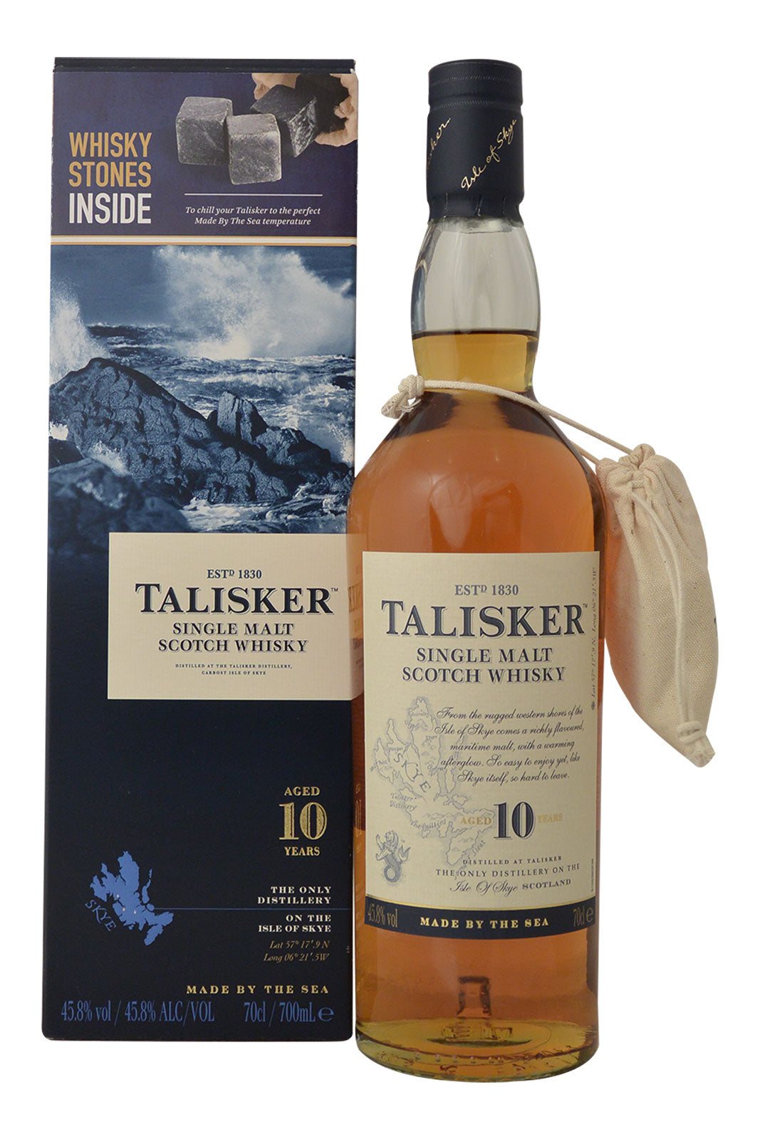 Talisker 10 Year + 4 whisky stones