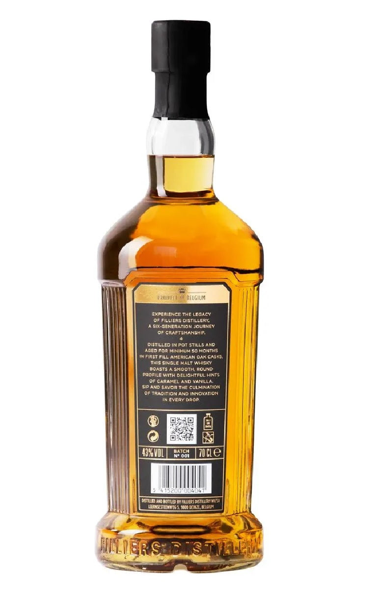 Filliers Single Malt Belgian Whisky Batch N°001