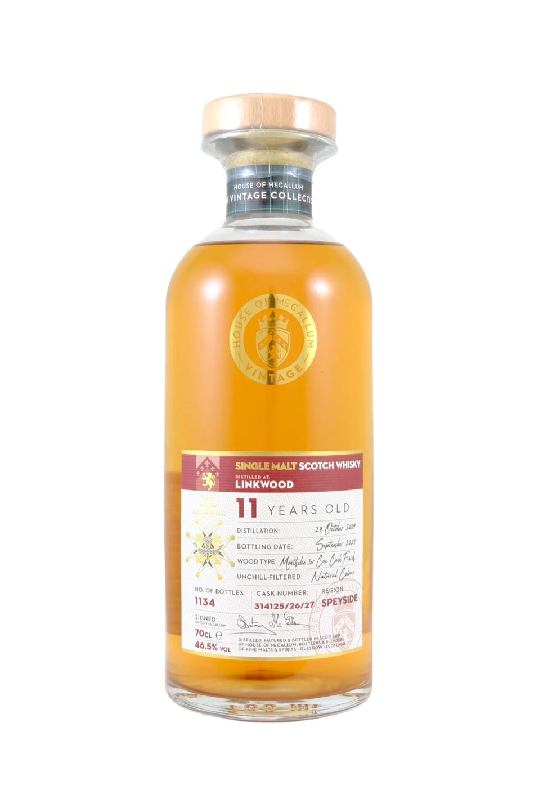 Linkwood 11 Year Old 2009 House of McCallum