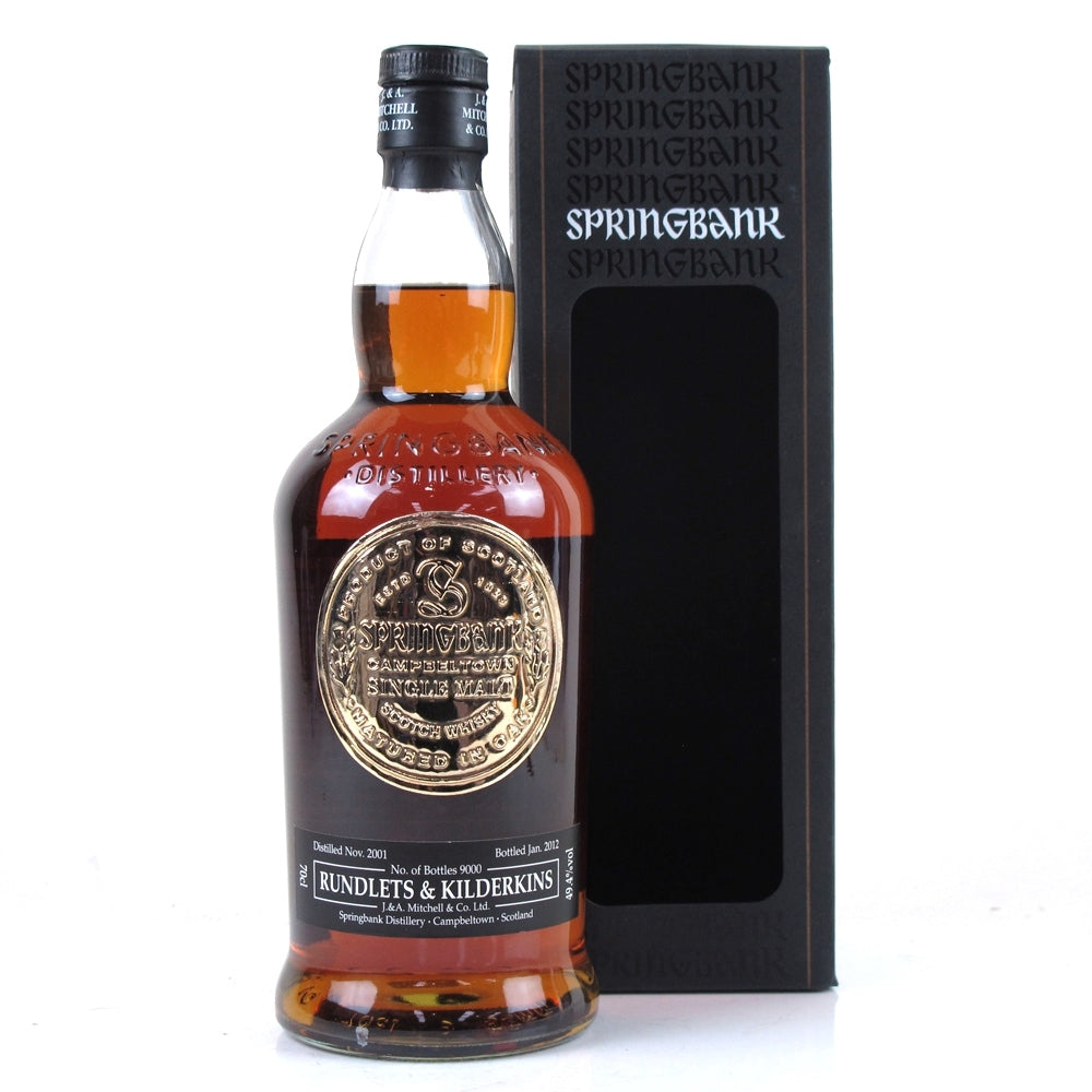 Springbank Rundlets & Kilderkins 2001