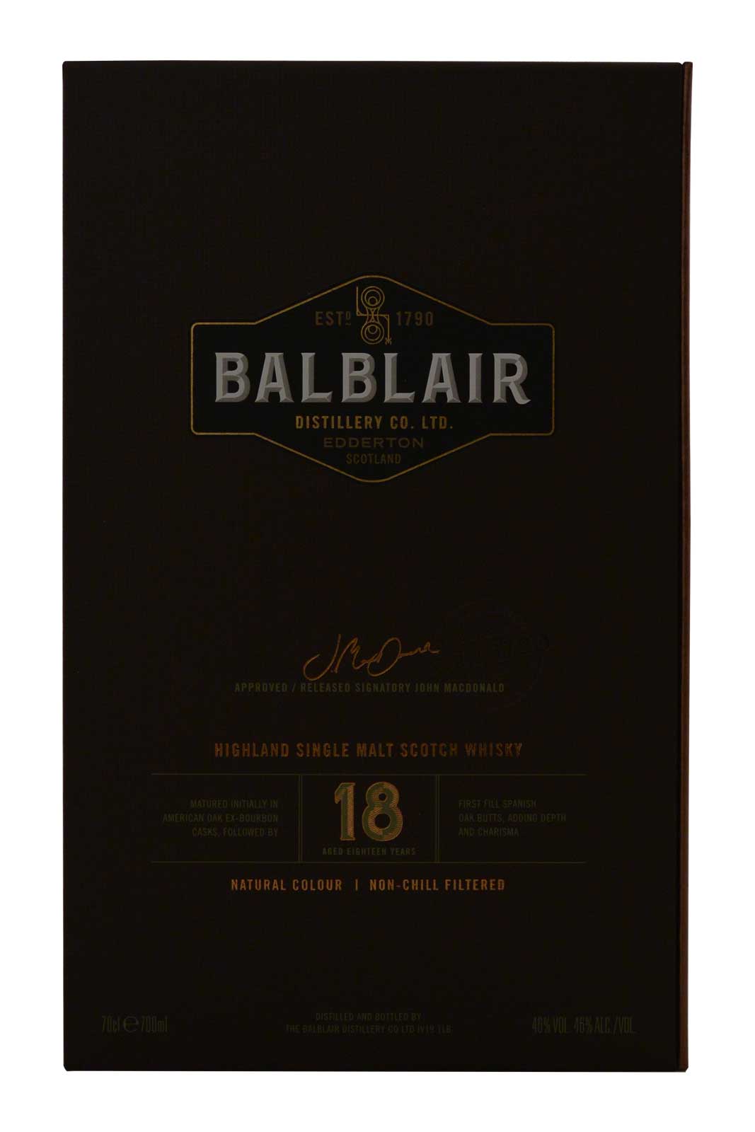 Balblair 18 Year Old