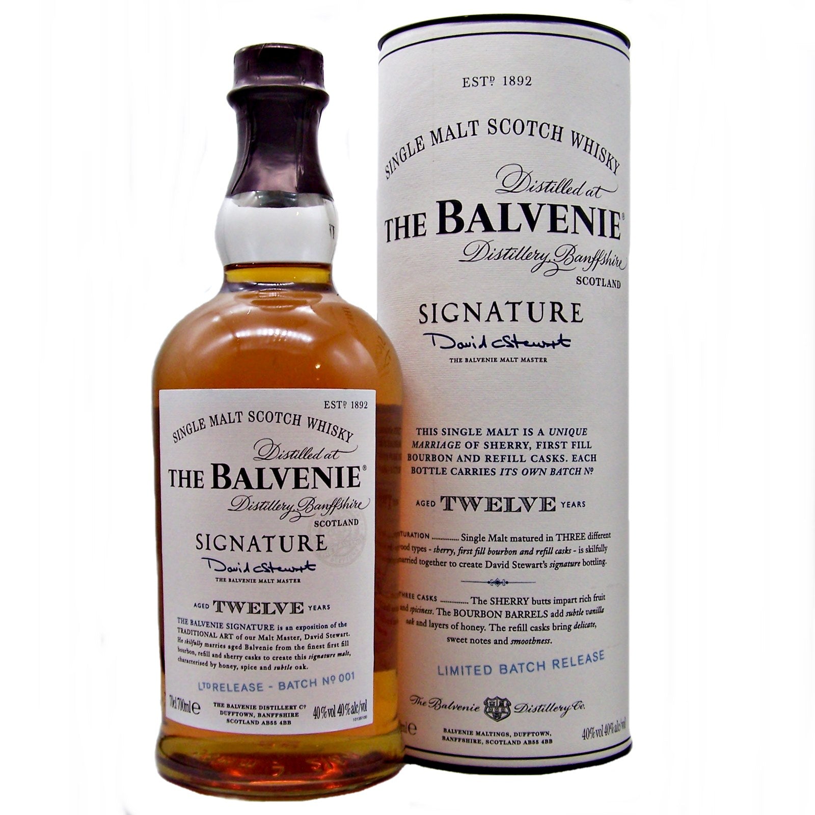 Balvenie 12 Year Old Signature batch 1