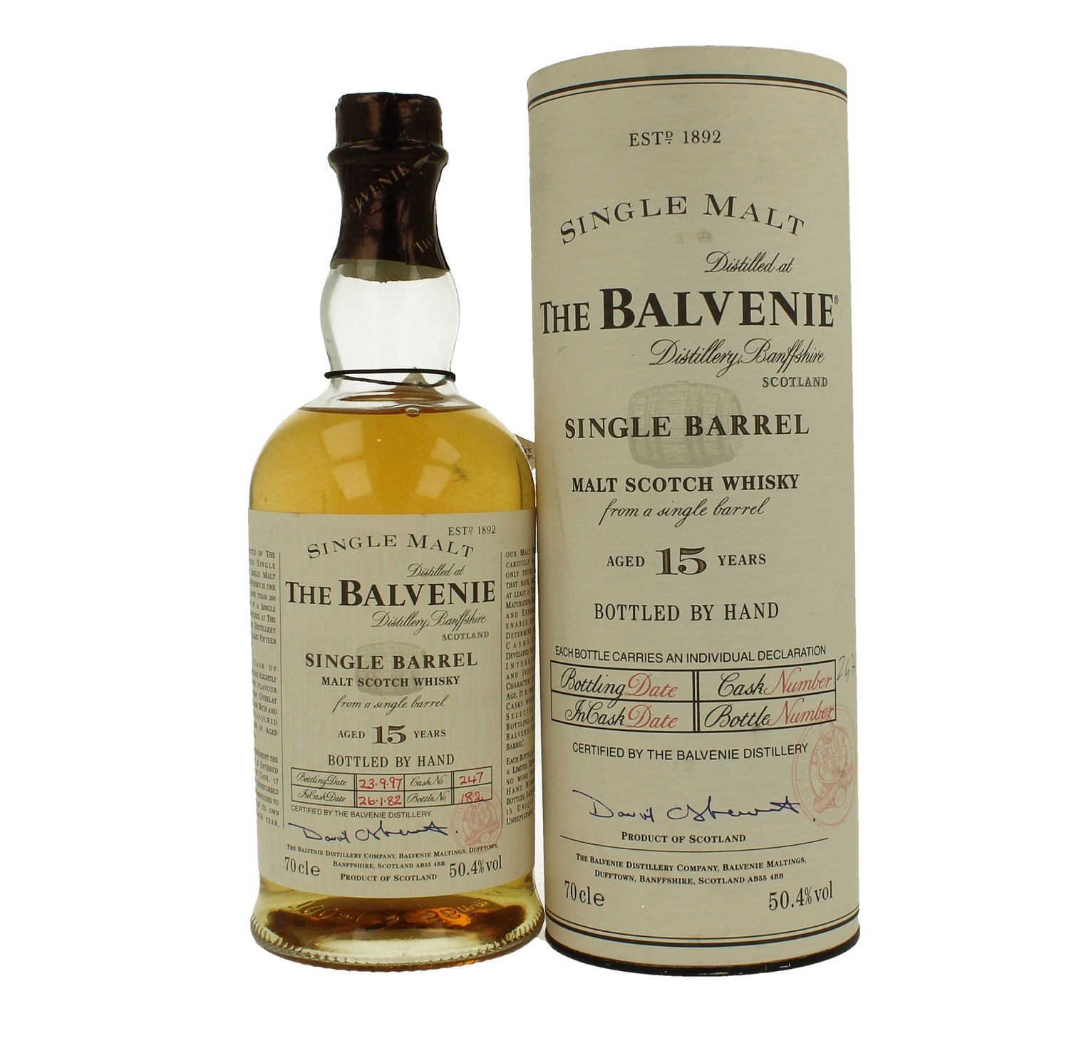 Balvenie 15 Year Old Single Barrel Cask 50.4%