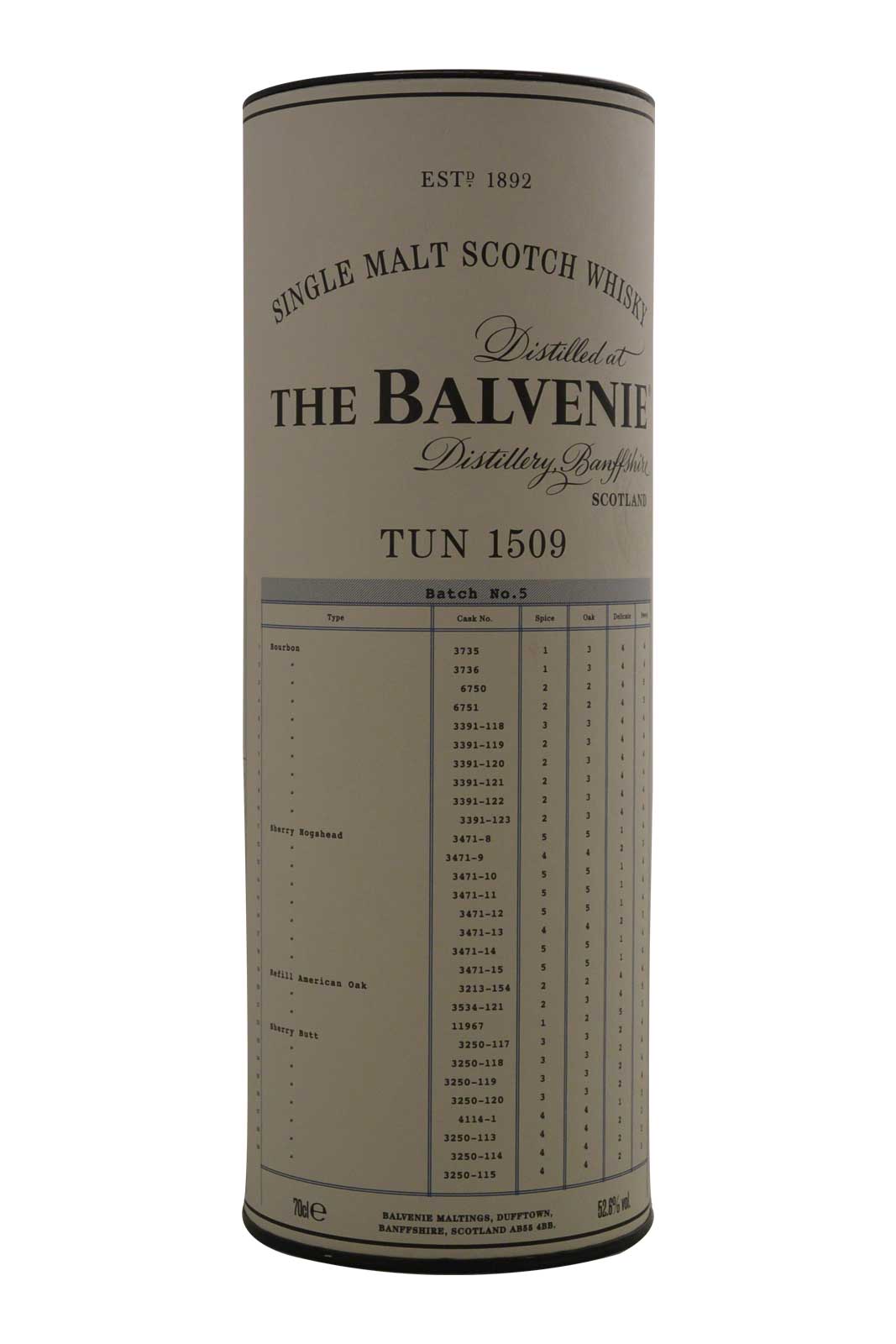 Balvenie Tun 1509 Batch No. 5