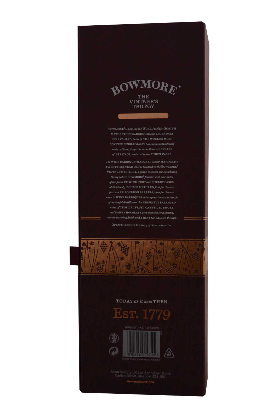 Bowmore 26 Year Old French Oak Barrique - The Vintner's Trilogy