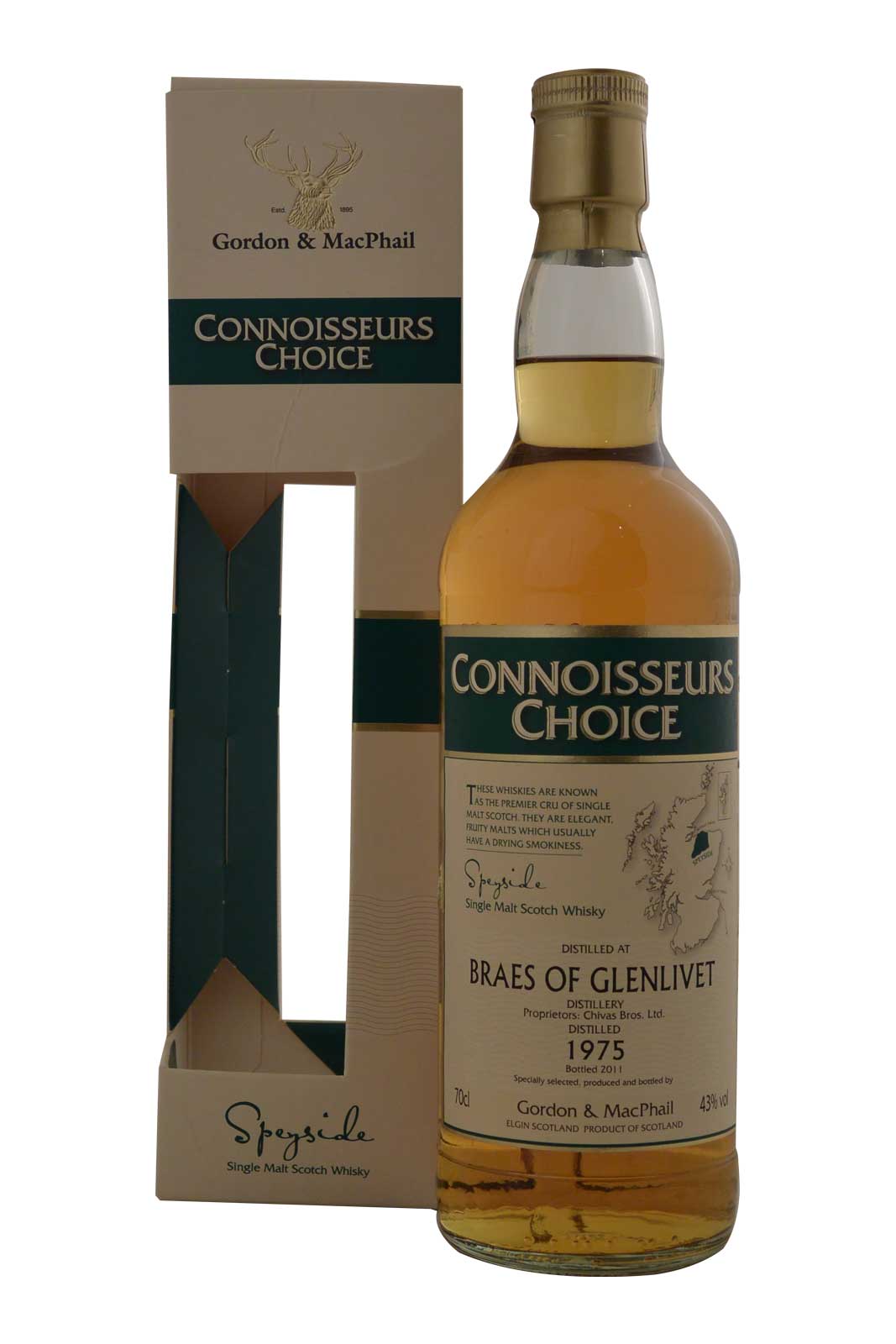 Braes of Glenlivet 1975 Gordon & MacPhail Connoisseurs Choice