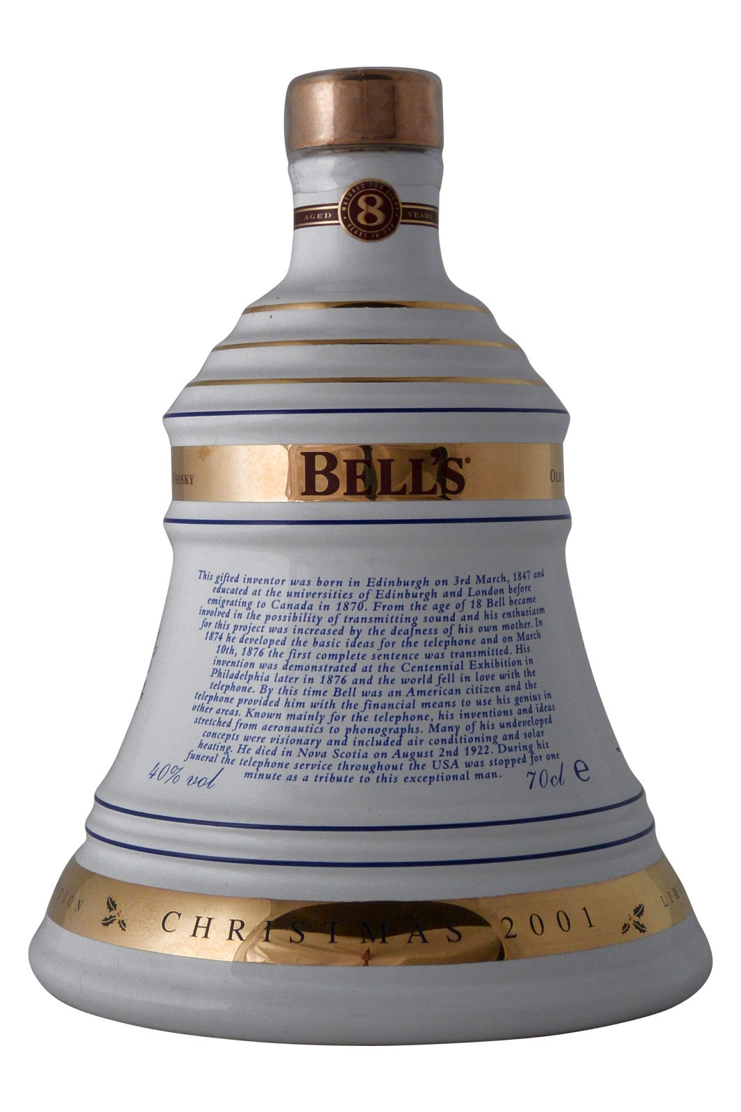 Bell's Christmas Decanter 2001