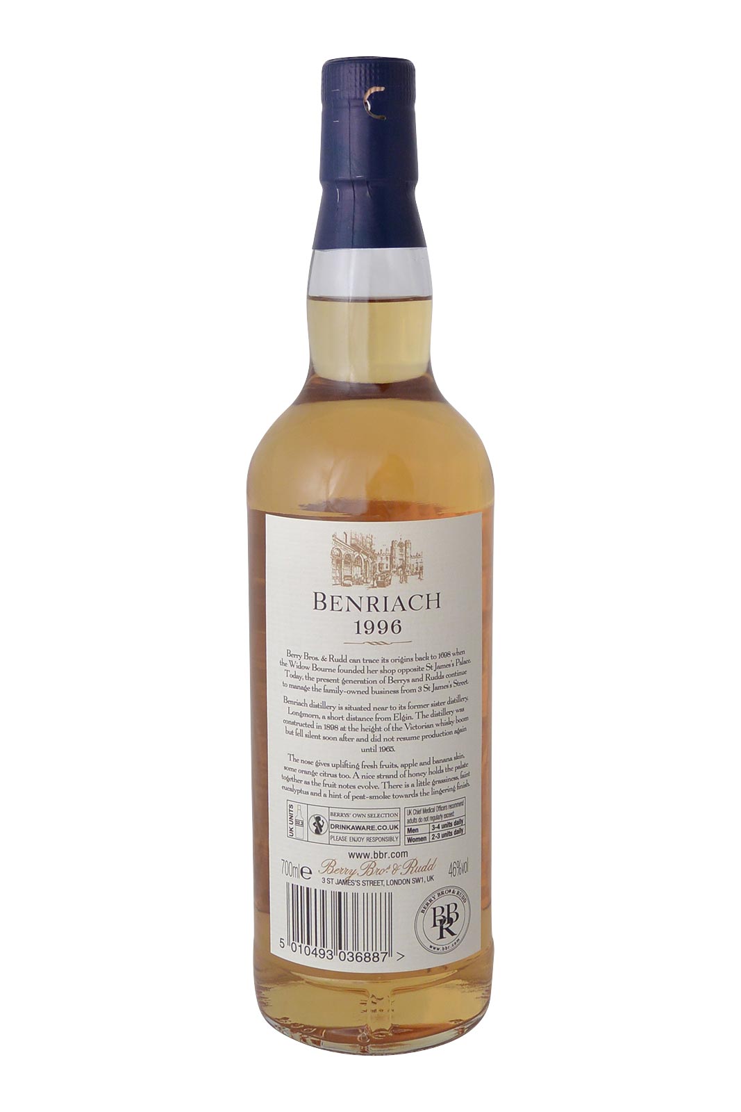 Benriach 1996 Cask Ref. 45755 Berry's