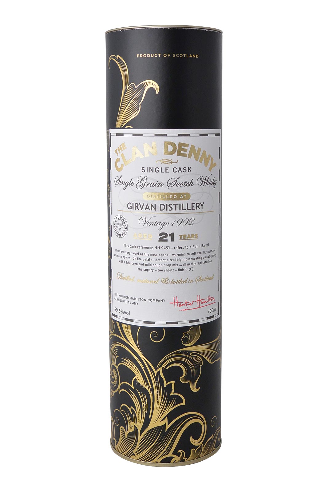 Clan Denny Girvan Distillery 21 Year Old