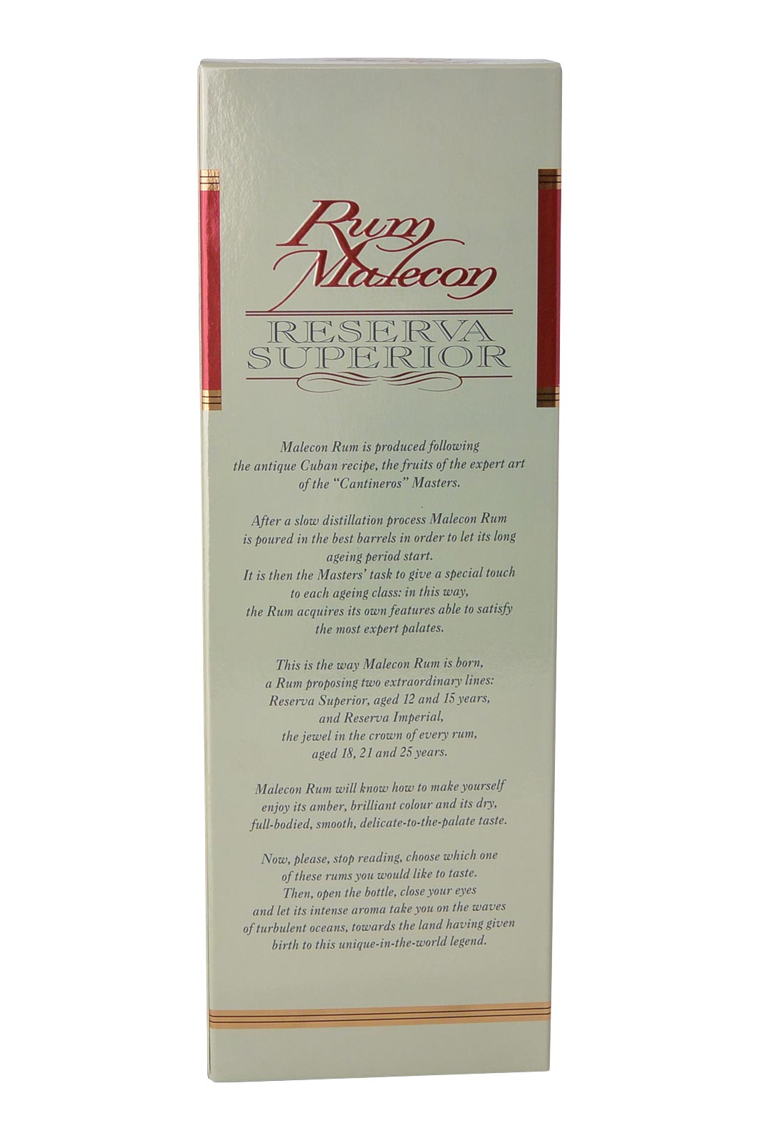 Rhum Malecon Reserva Imperial 12 Ans