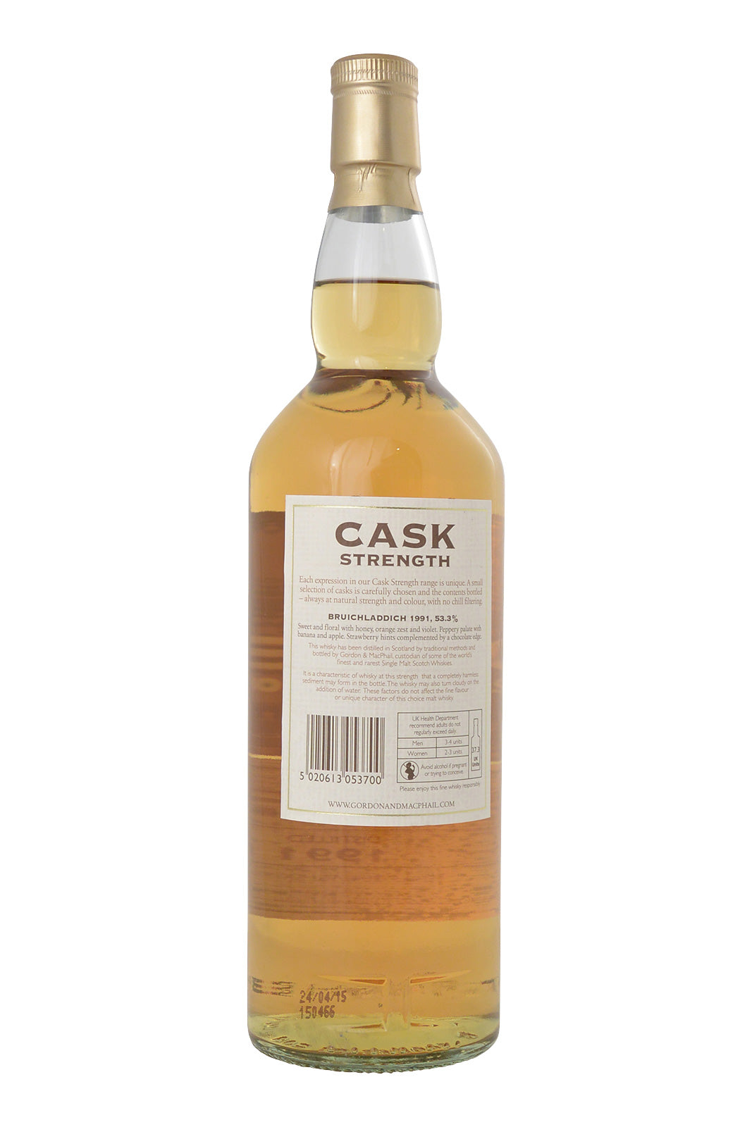 Bruichladdich 1991 Cask Strength by Gordon & MacPhail