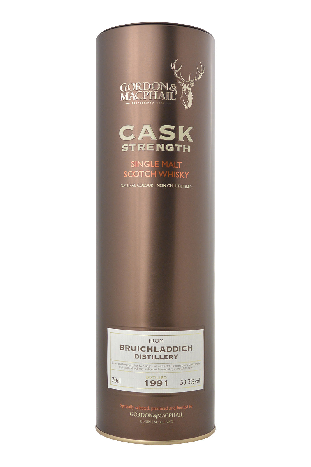 Bruichladdich 1991 Cask Strength by Gordon & MacPhail