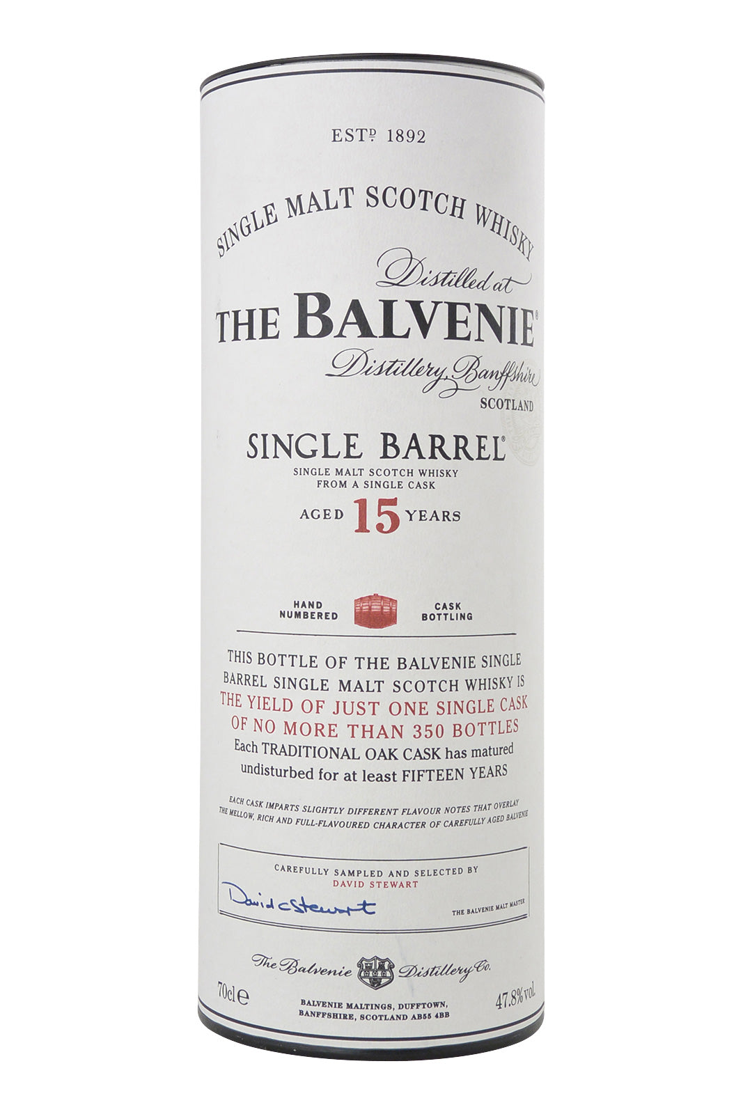 Balvenie 15 Year Old Single Barrel